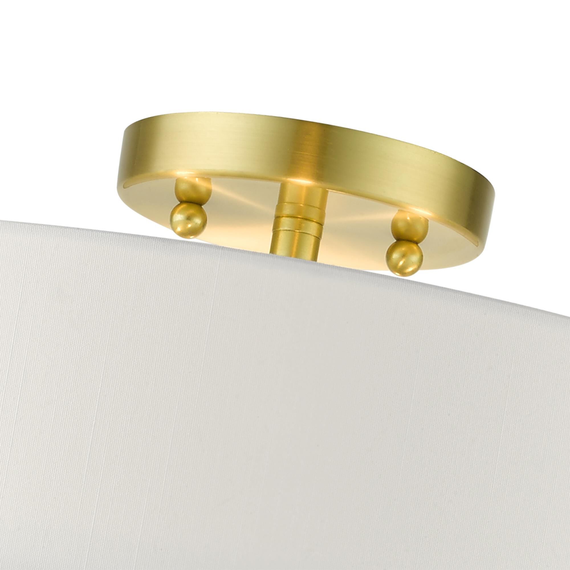 Meridian Semi Flush Mount by Livex Lighting