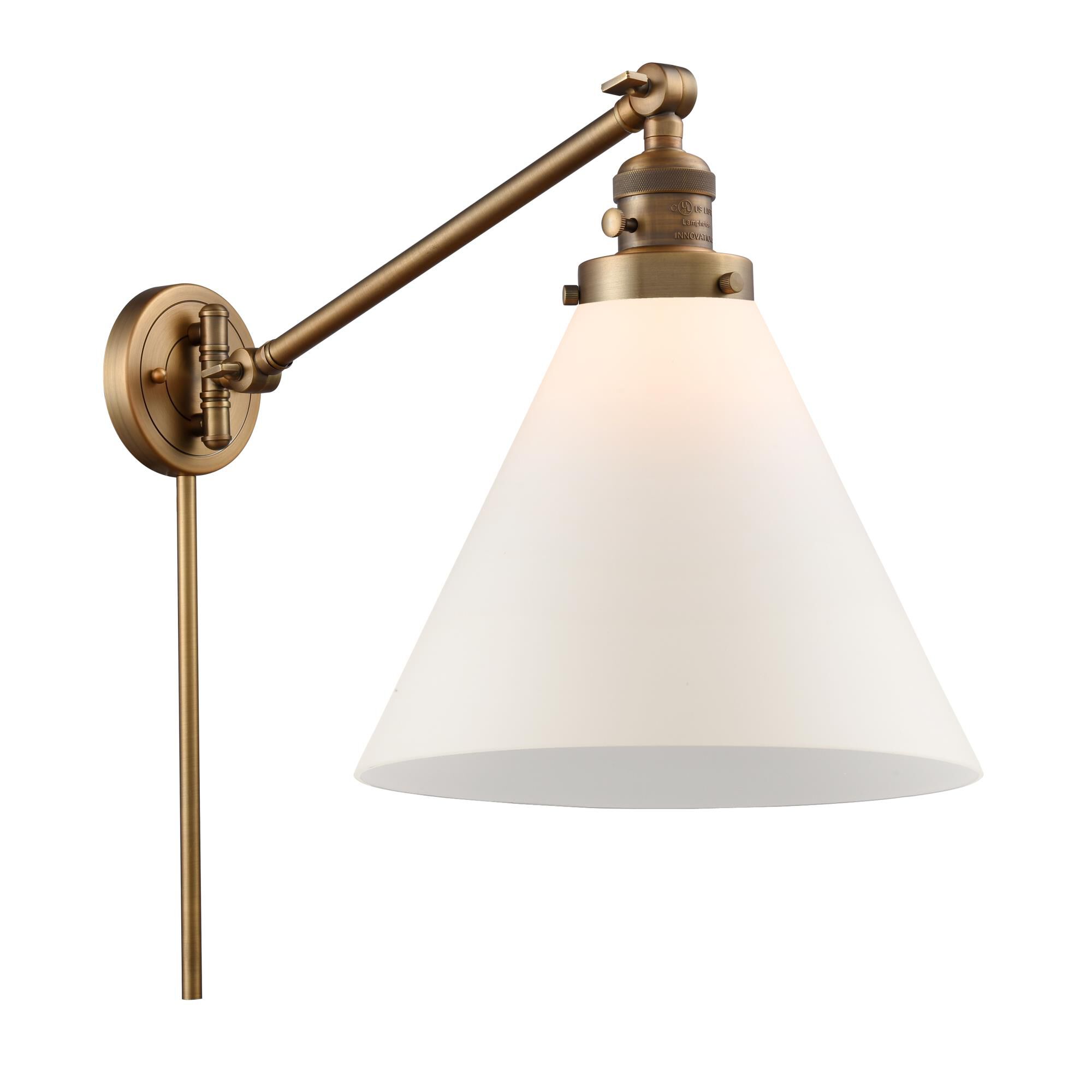 Bruno Marashlian Cone Wall Swing Lamp by Innovations Lighting