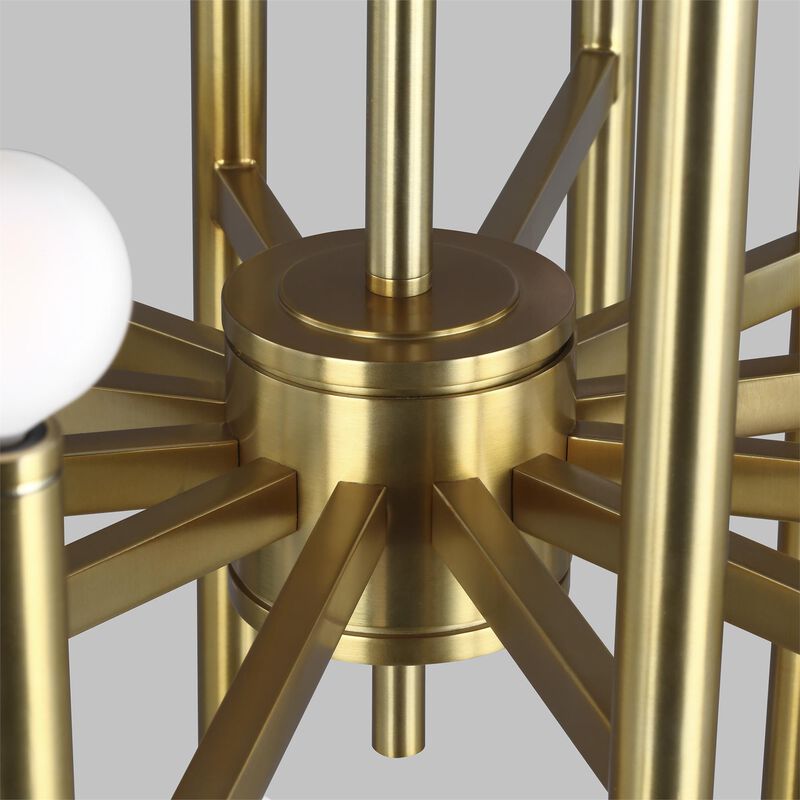 Thomas O'Brien Beckham Modern 24 Light Chandelier by Visual Comfort Studio Collection