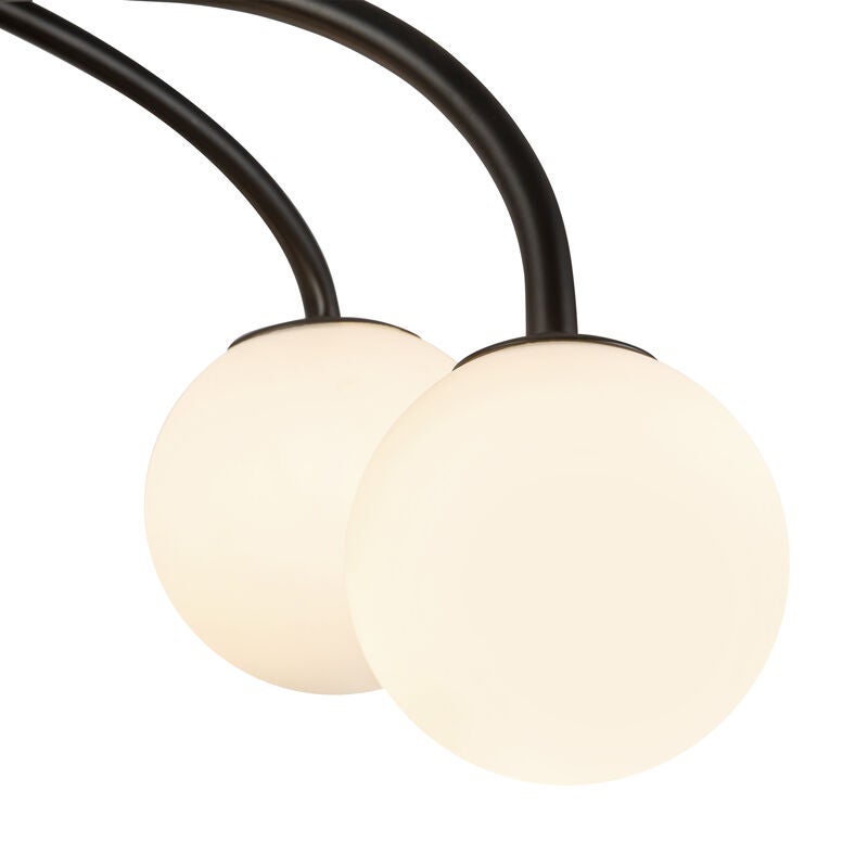 Elisa Carlucci Fiona 27 Inch Semi Flush Mount by Alora Mood