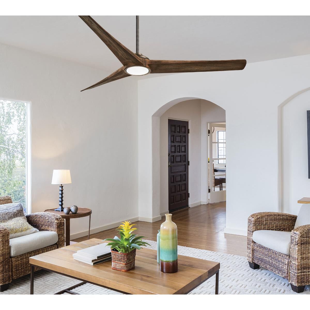 Timber 68 Inch Ceiling Fan with Light Kit by Minka Aire