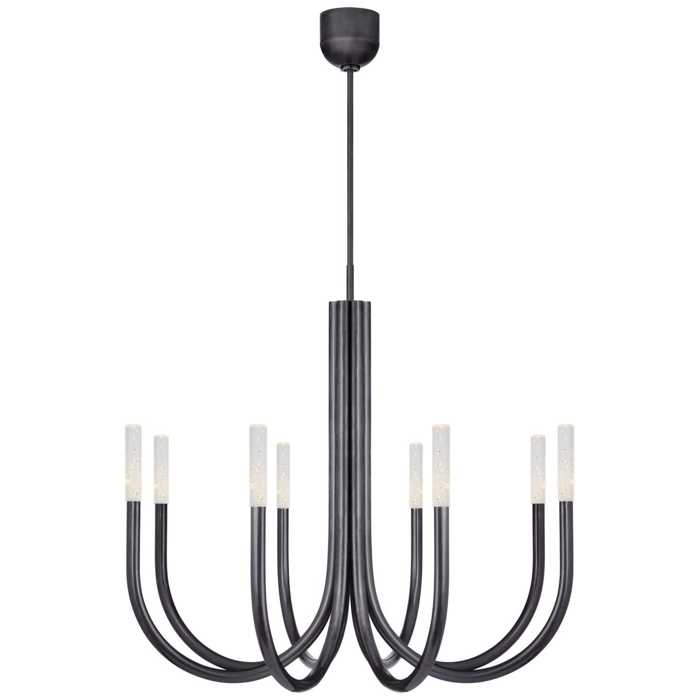 Shown in Bronze finish and Seeded glass