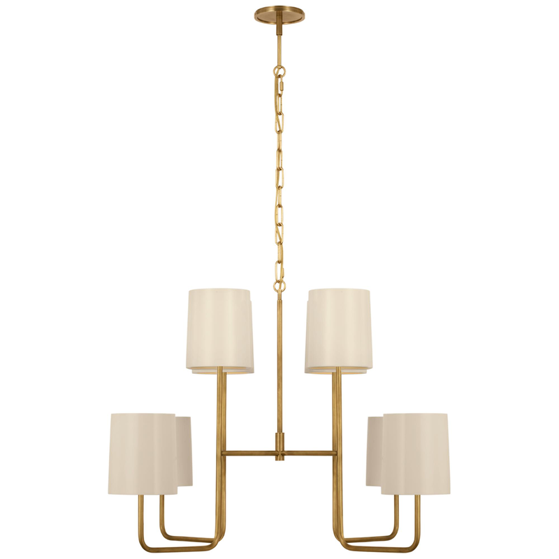Barbara Barry Go Lightly 30 Inch 8 Light LED Chandelier by Visual Comfort Signature Collection