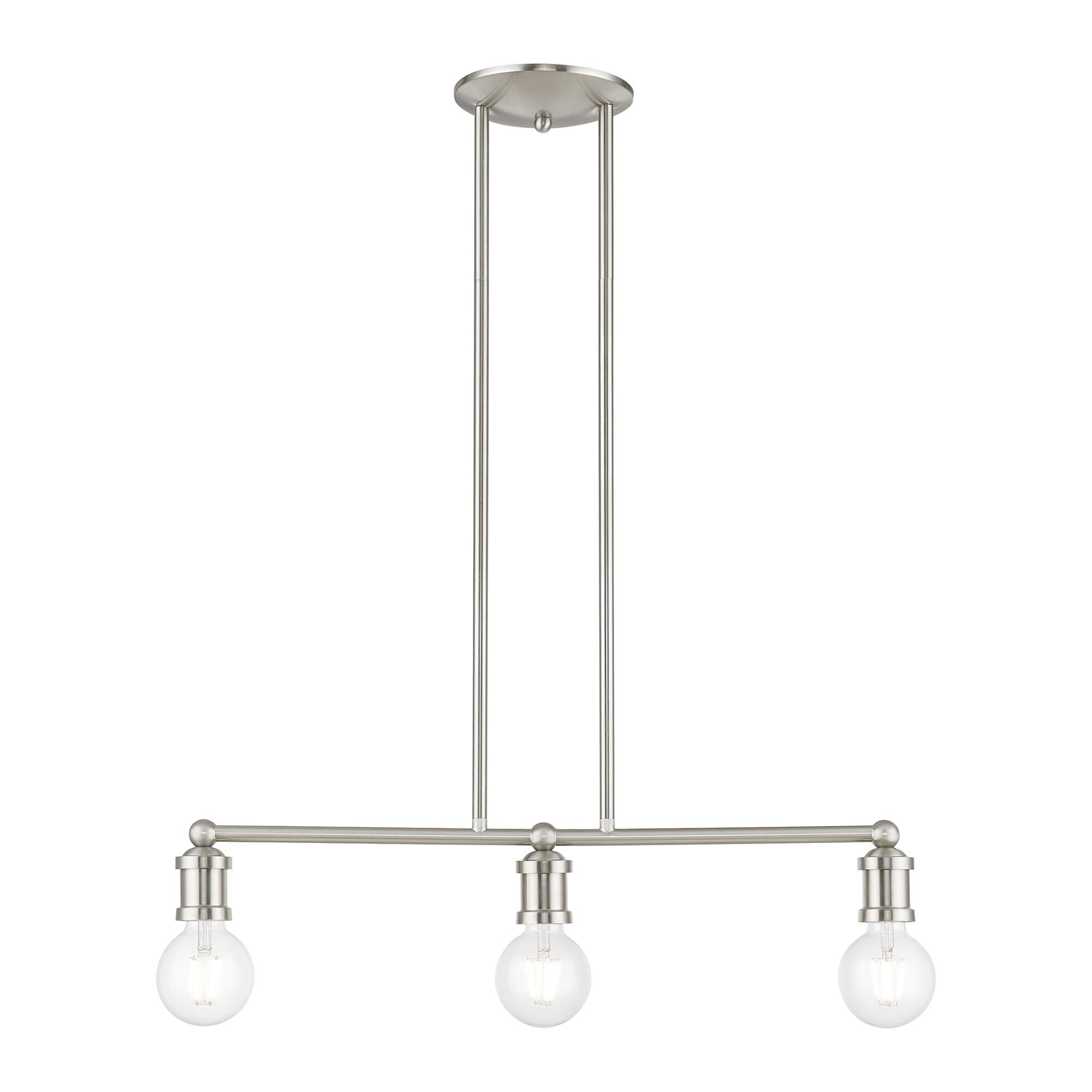 Lansdale 24 Inch 3 Light Linear Suspension Light by Livex Lighting