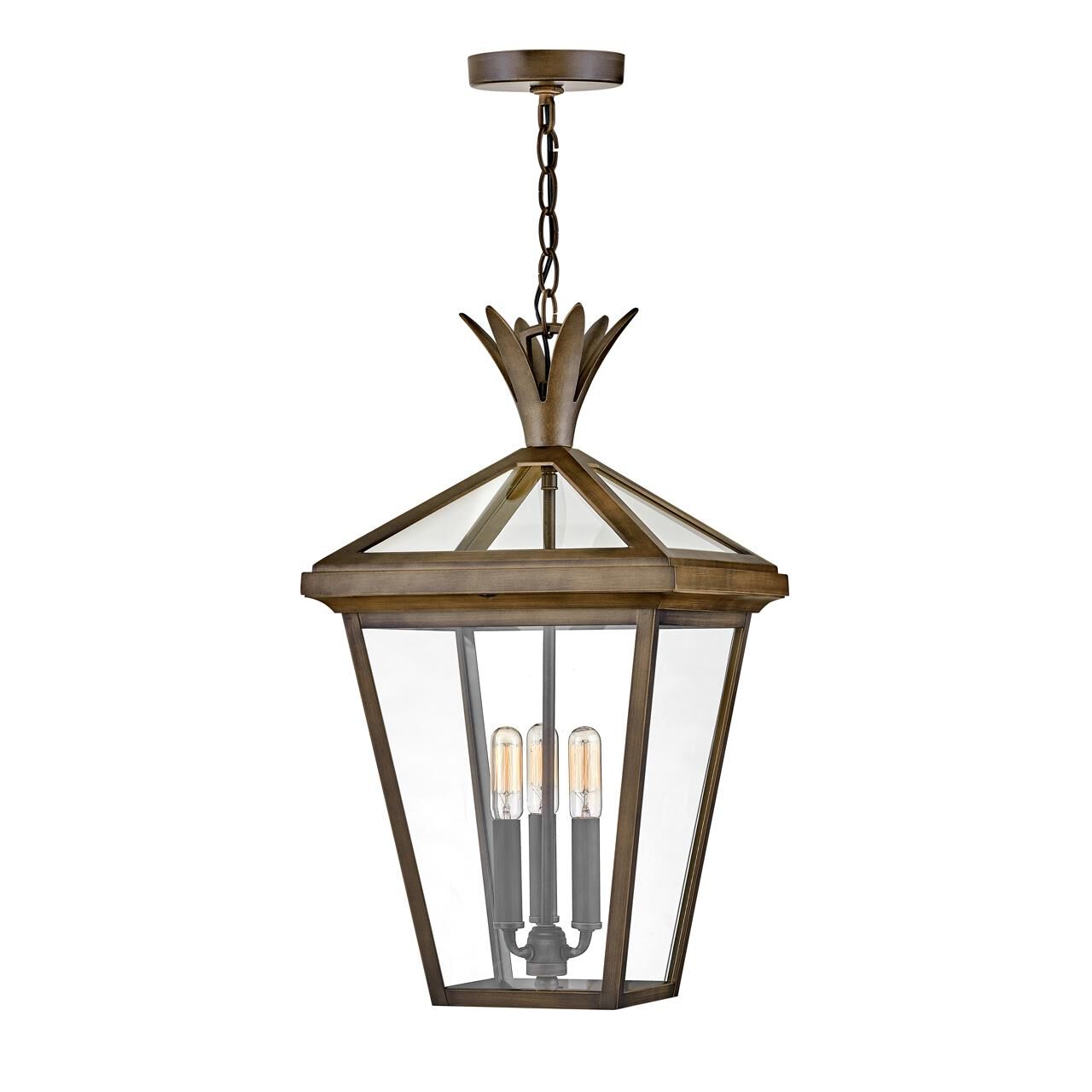 Palma 21 Inch Tall 3 Light Outdoor Hanging Lantern by Hinkley Lighting