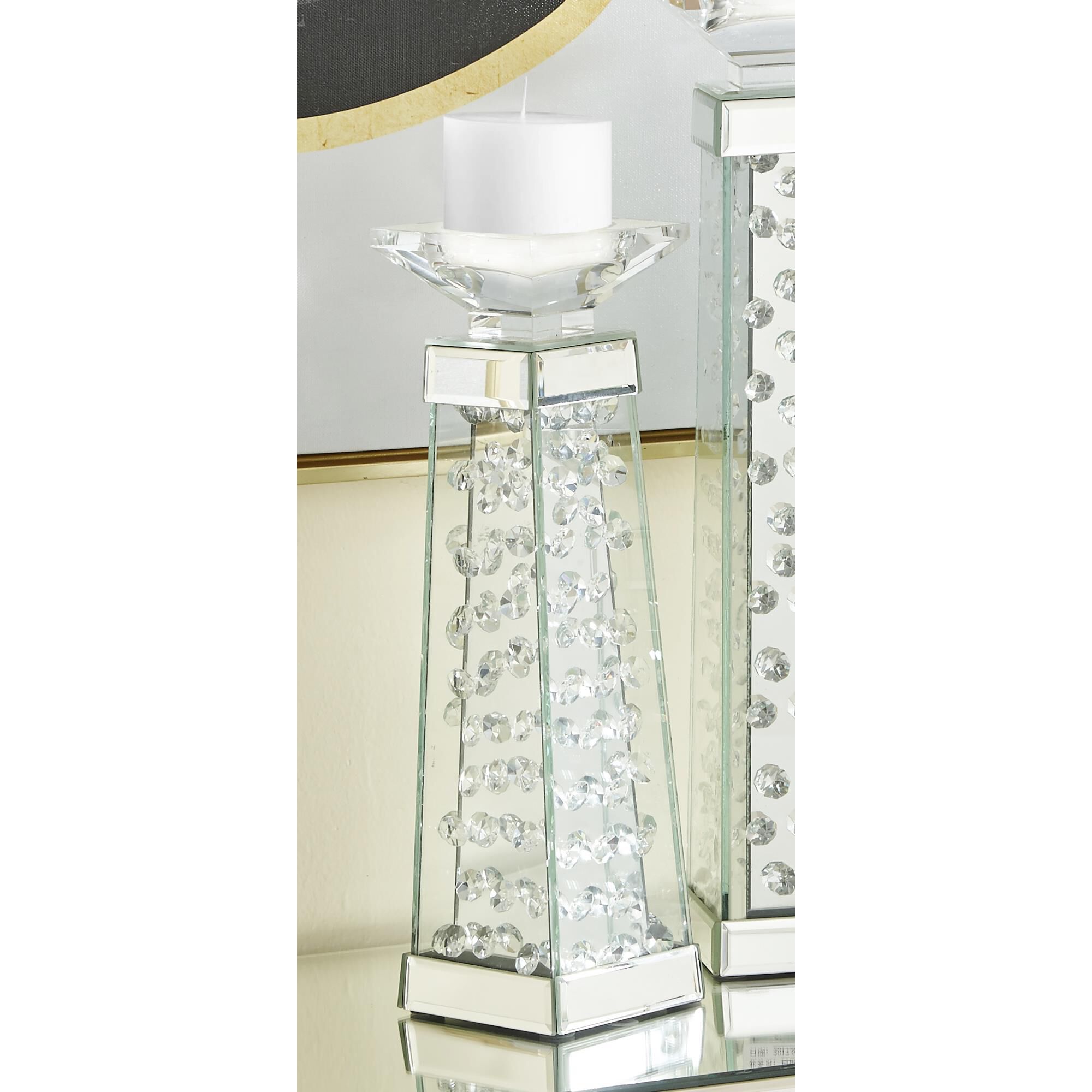 Sparkle Candle Holder by Elegant Decor