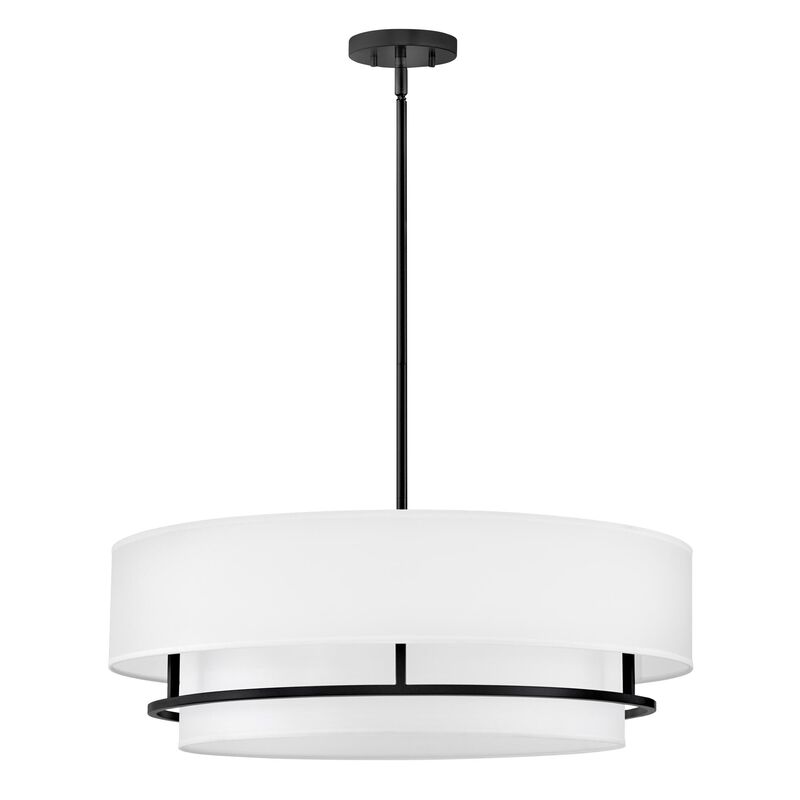 Graham 30 Inch 4 Light Semi Flush Mount by Hinkley