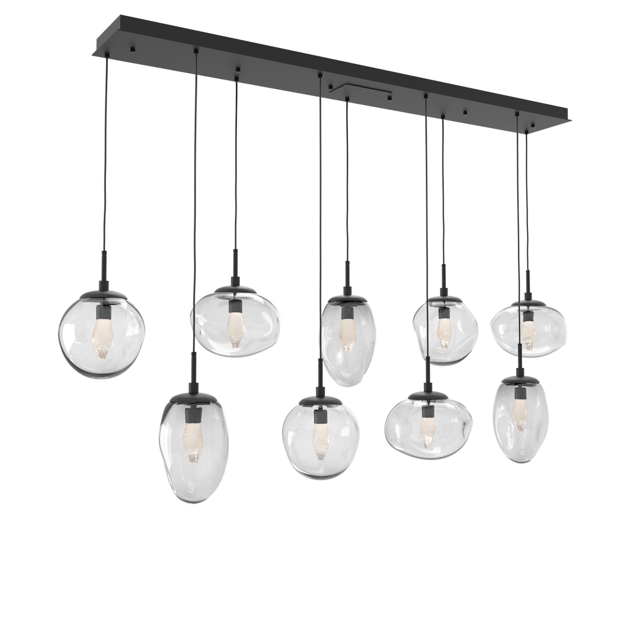 Shown in Matte Black finish and Geo Inner Clear Outer glass