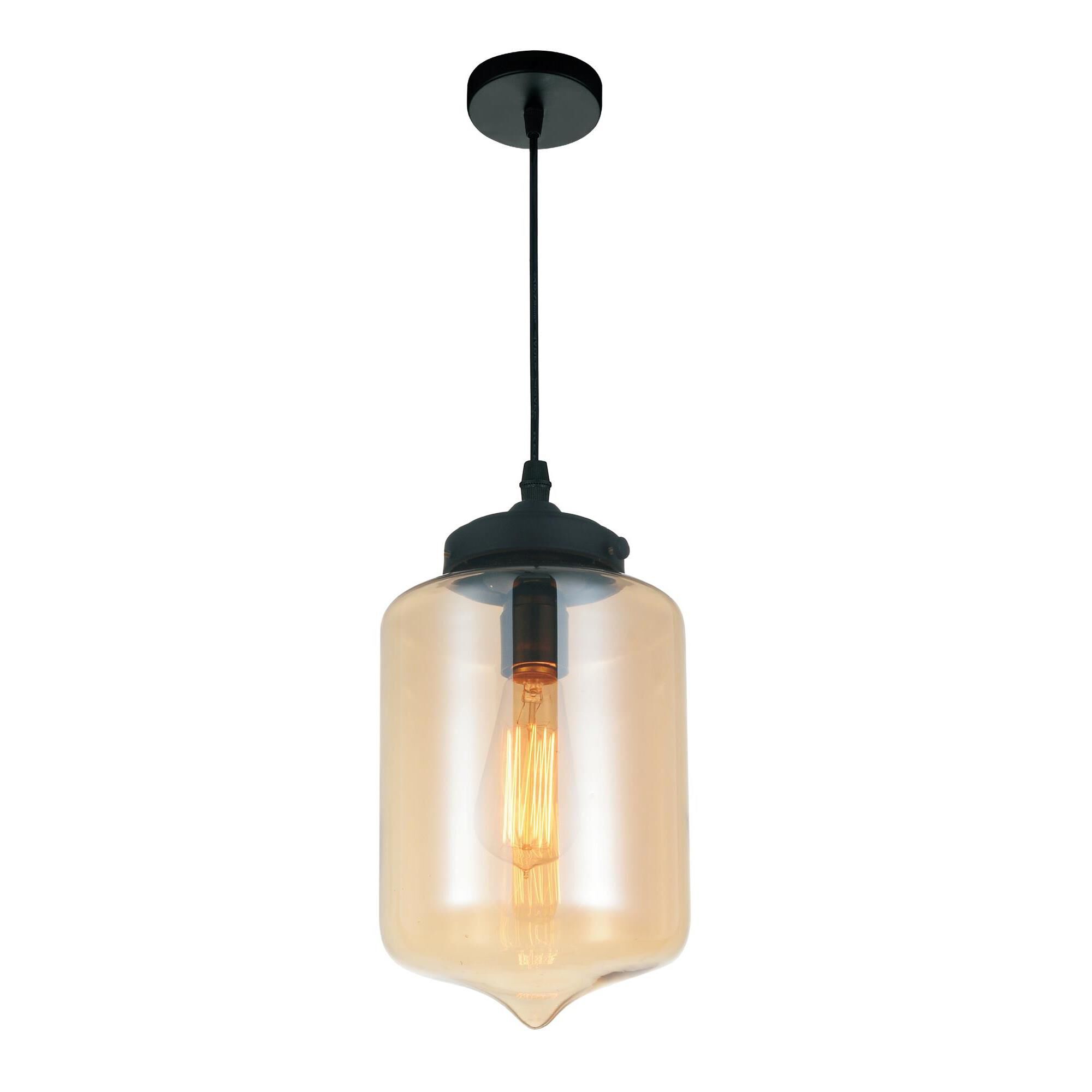 CWI Lighting Glass 7 Inch Mini Pendant