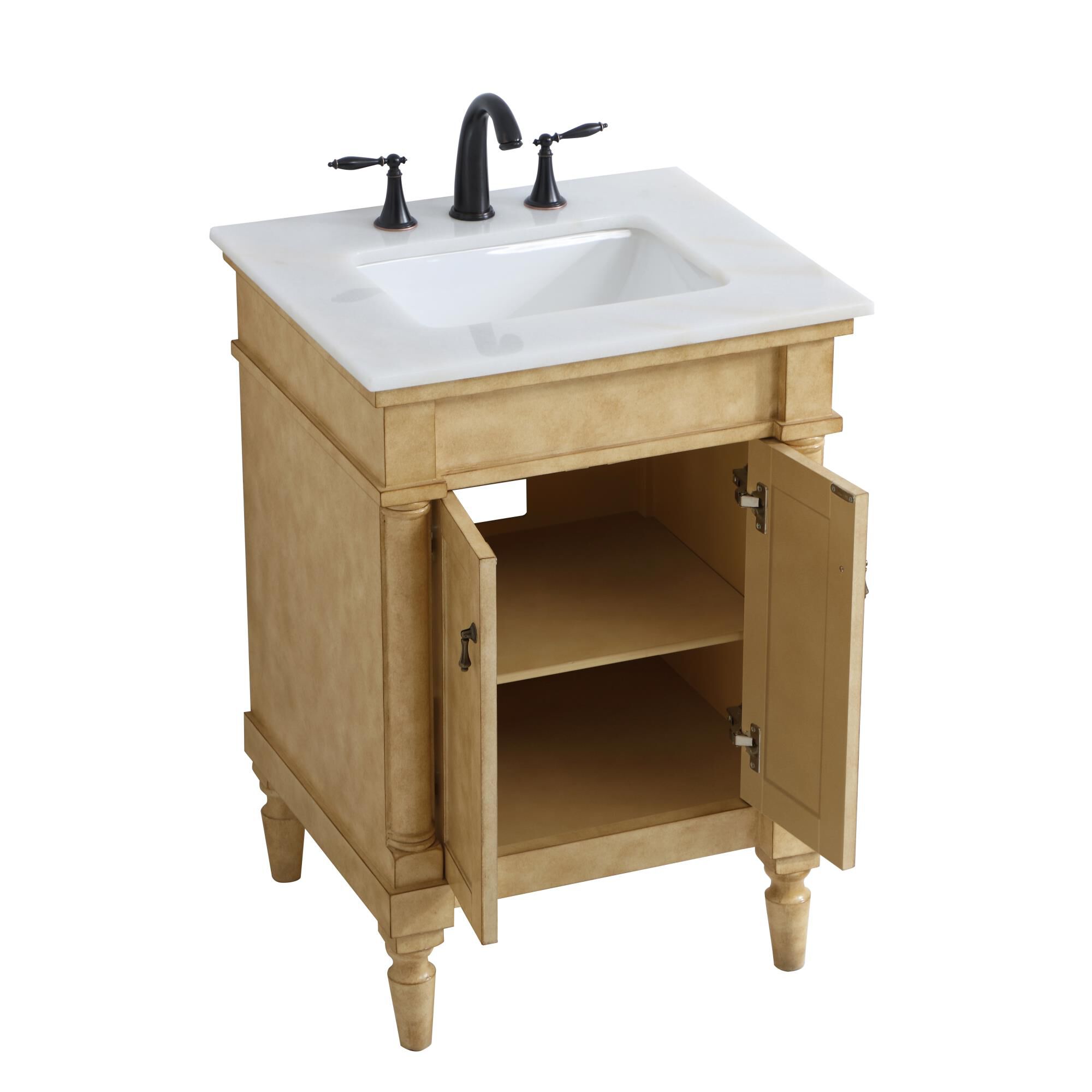 Shown in Antique Beige finish