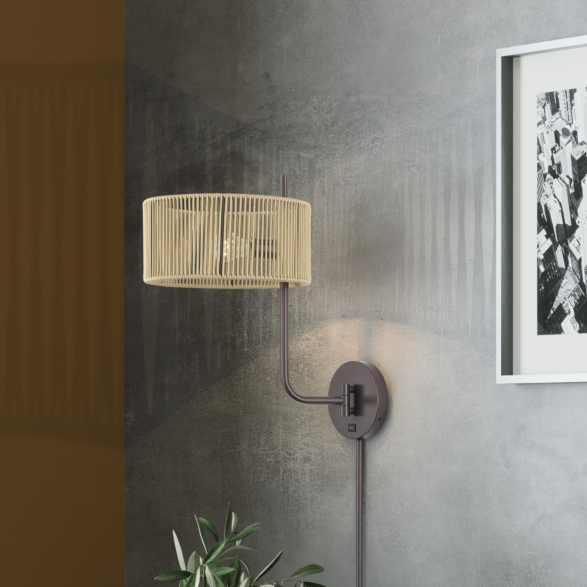Acordia 19 Inch Wall Swing Lamp by Livex Lighting