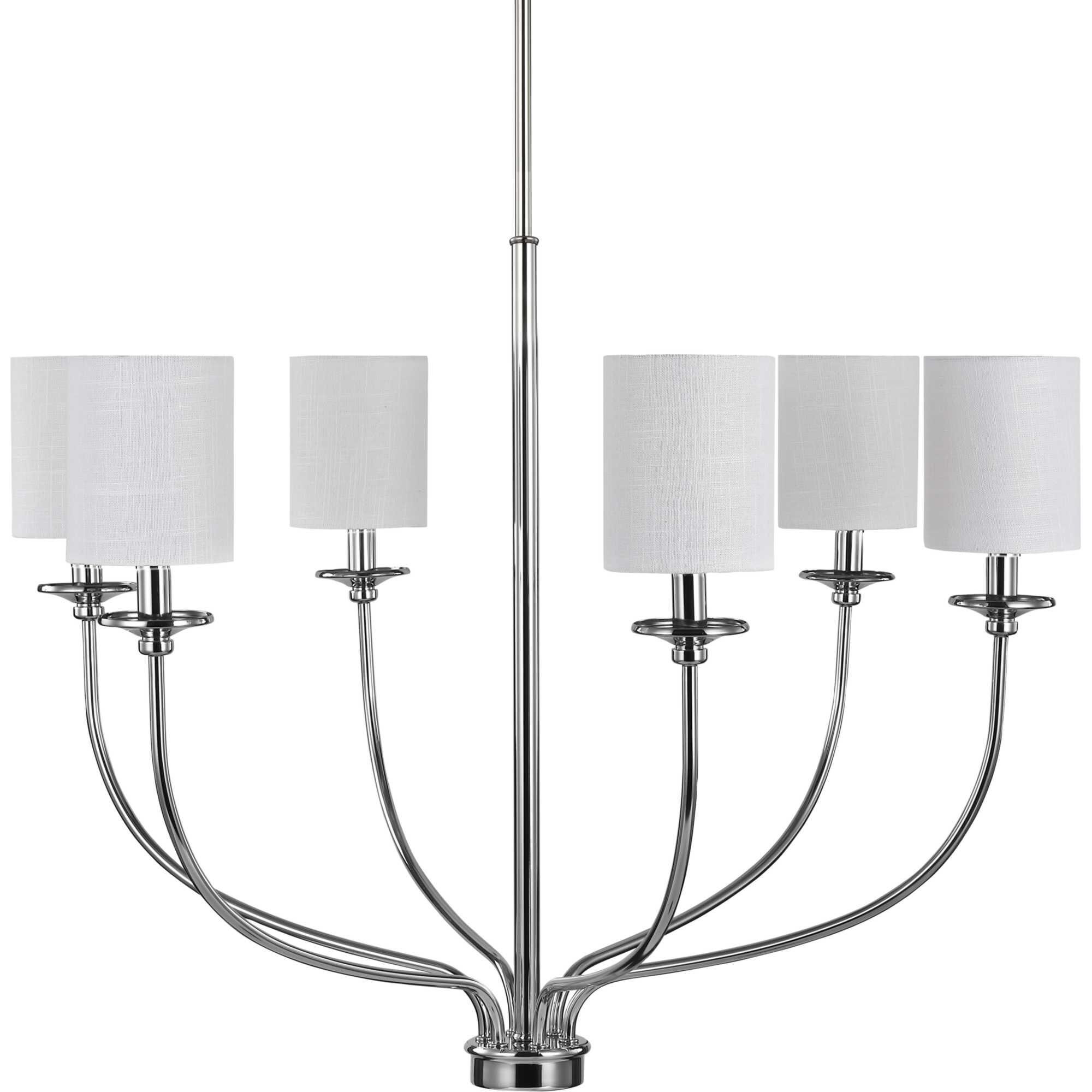Bonita 30 Inch 6 Light Chandelier by Progress Lighting