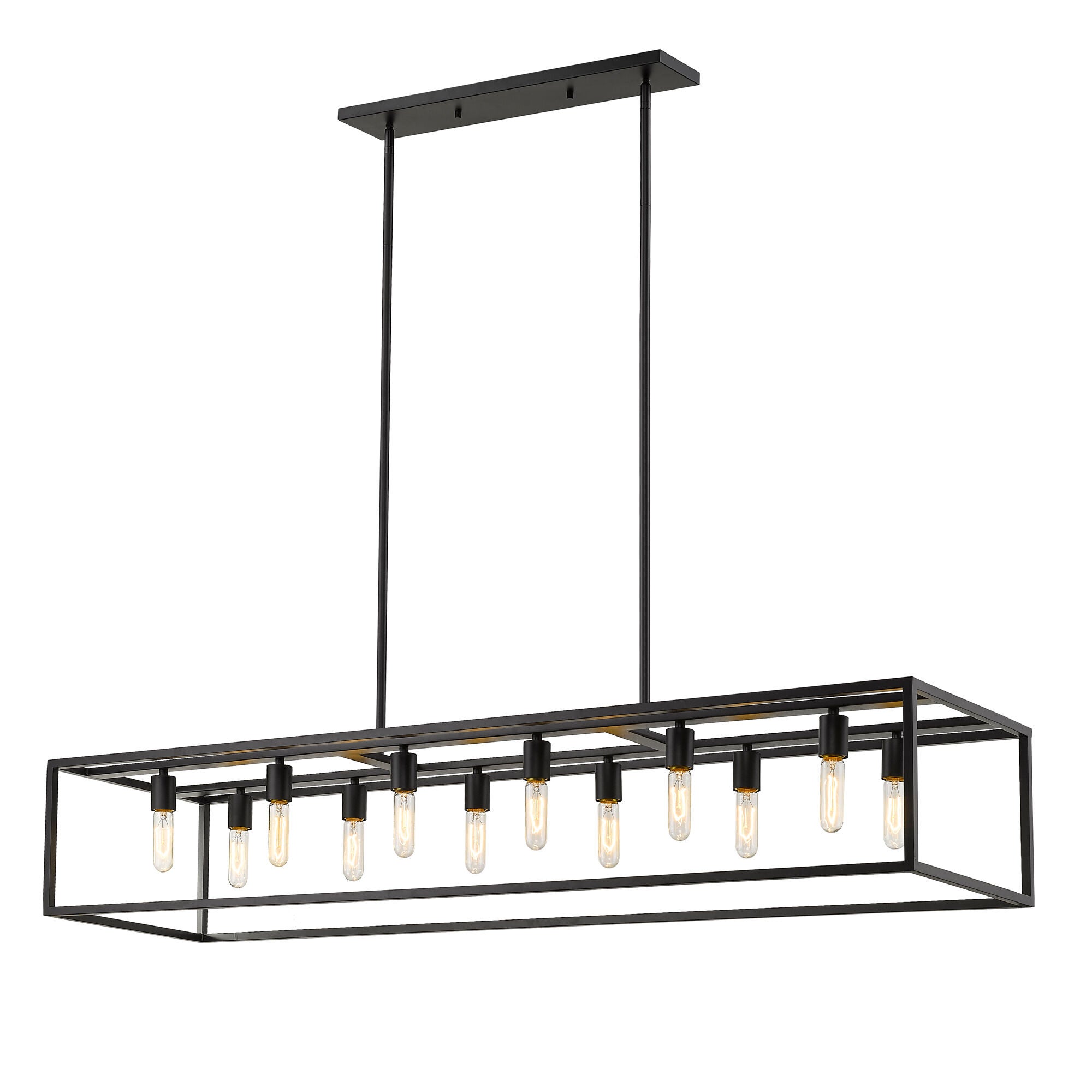 Shown in Matte Black finish and -- glass and -- shade