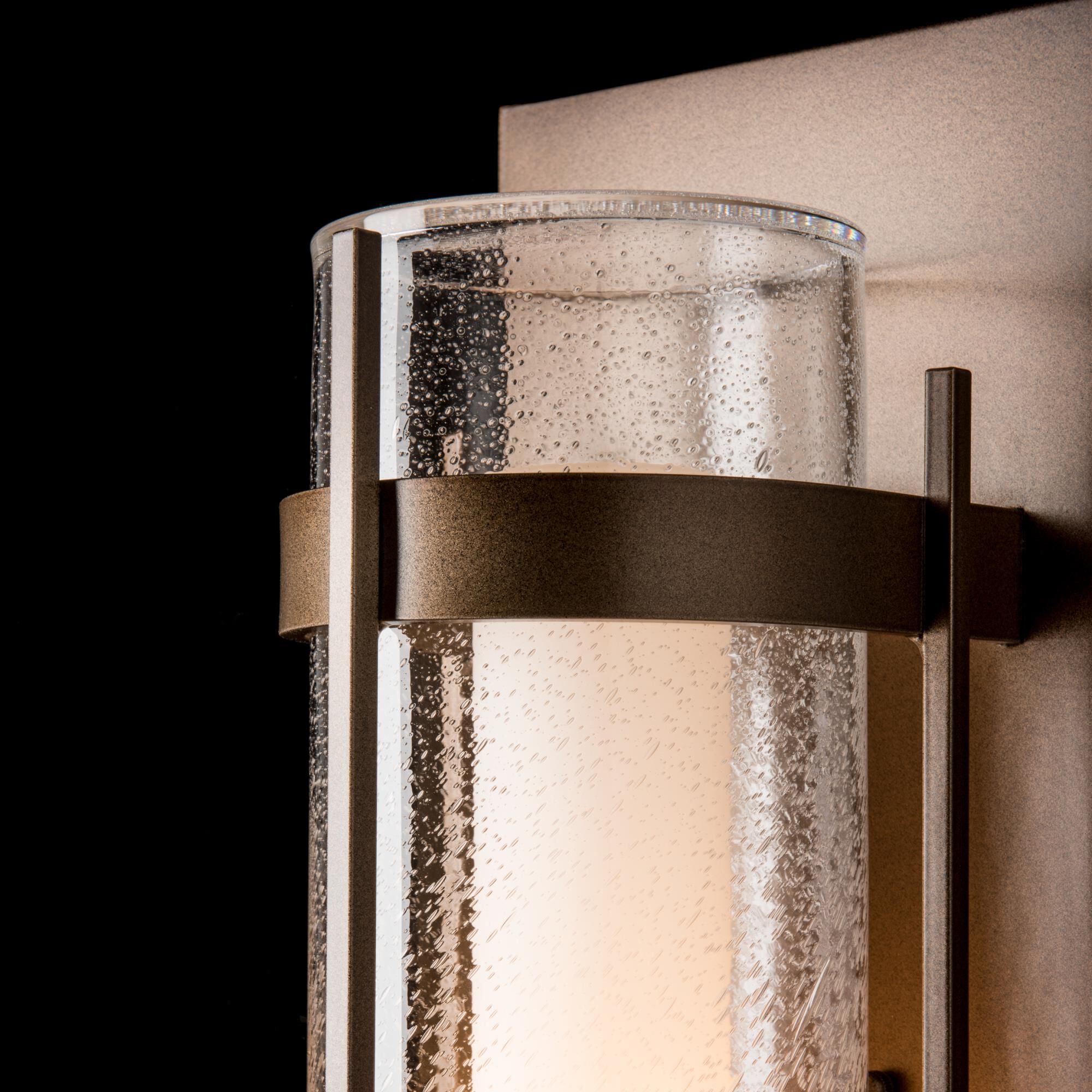 Hubbardton Forge Banded 20 Inch Tall Outdoor Wall Light