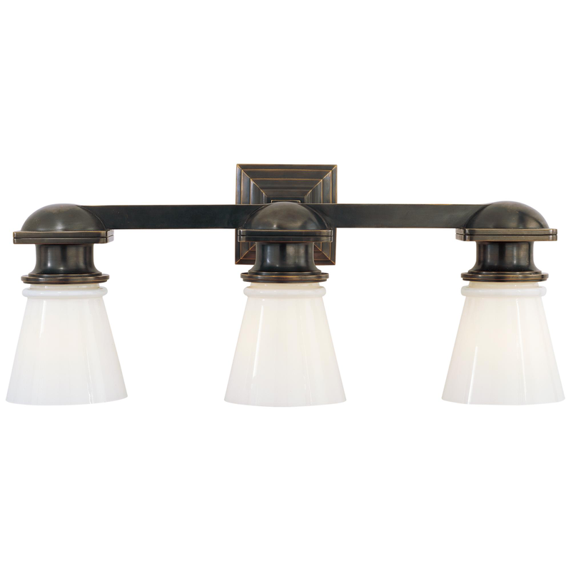 Chapman & Myers Ny Subway 22 Inch 3 Light Bath Vanity Light by Visual Comfort Signature Collection