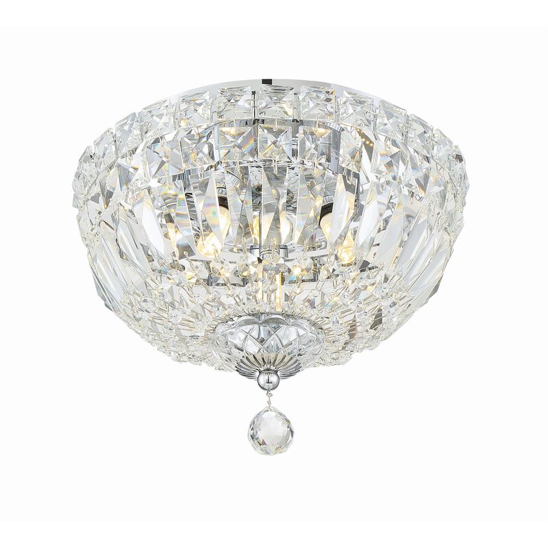 Roslyn 10 Inch 3 Light Flush Mount by Crystorama
