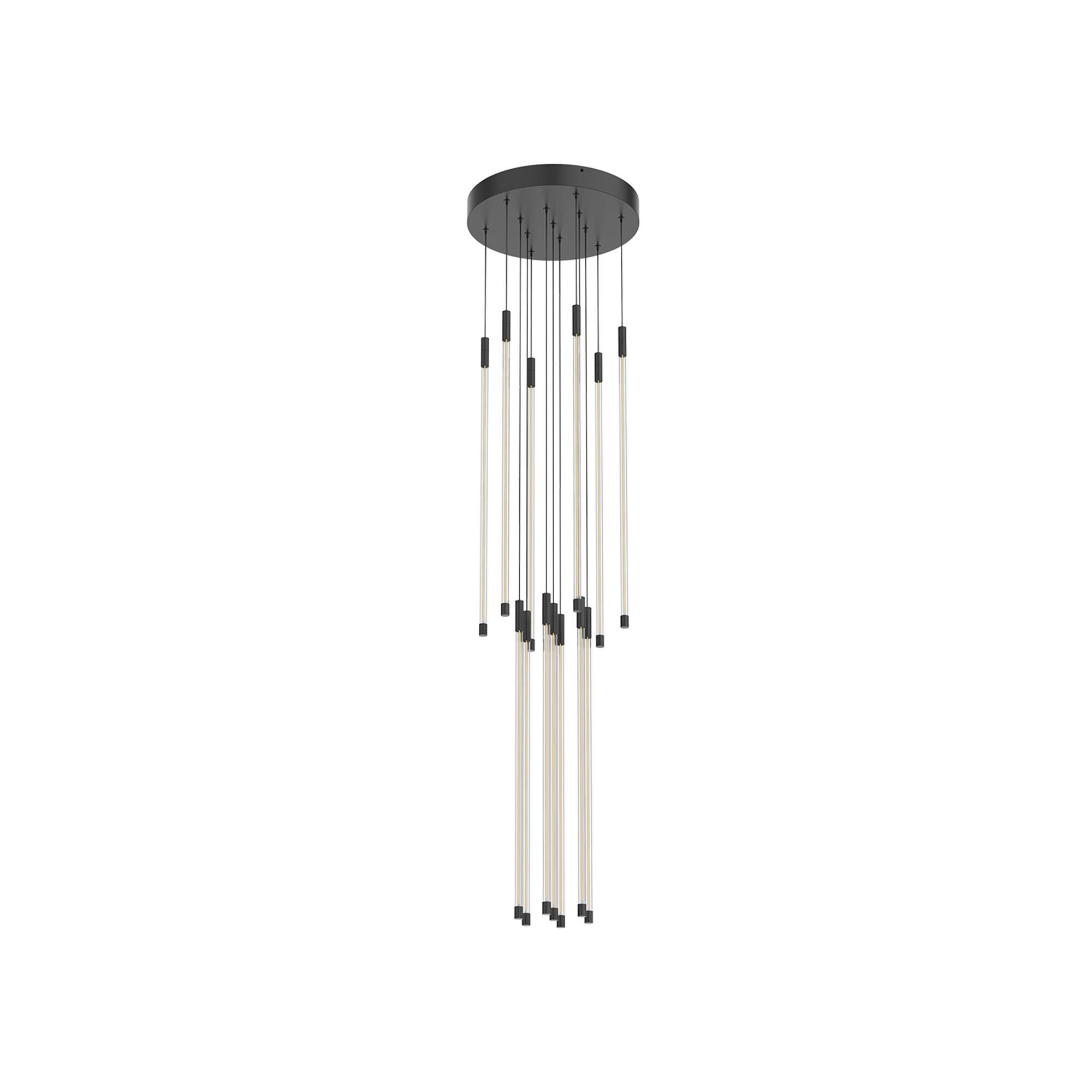 Shown in Black finish and Clear glass