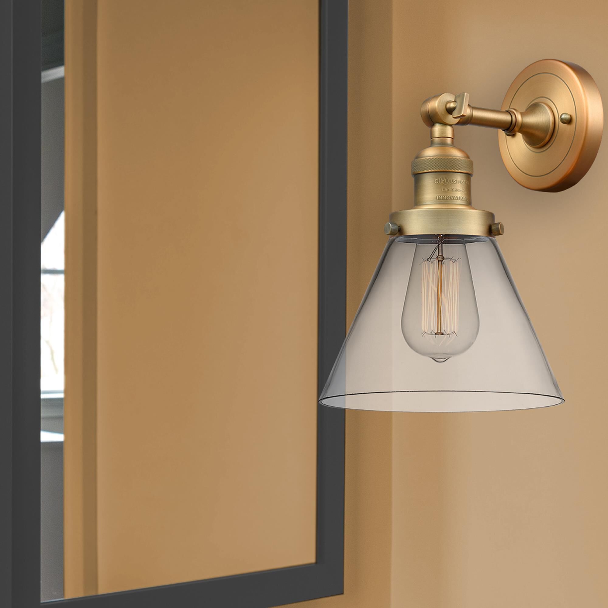 Bruno Marashlian Large Cone 10 Inch Wall Sconce by Innovations Lighting