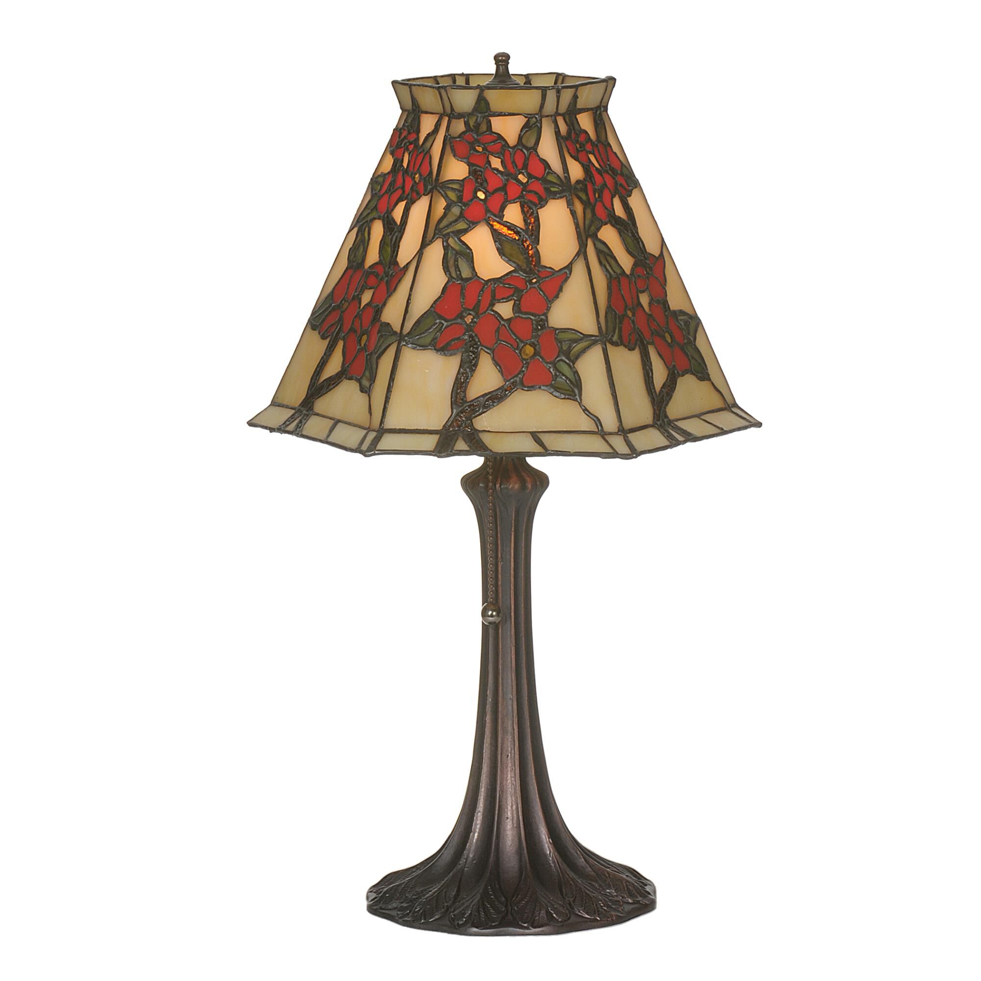 Oriental Peony 19 Inch Table Lamp by Meyda Lighting