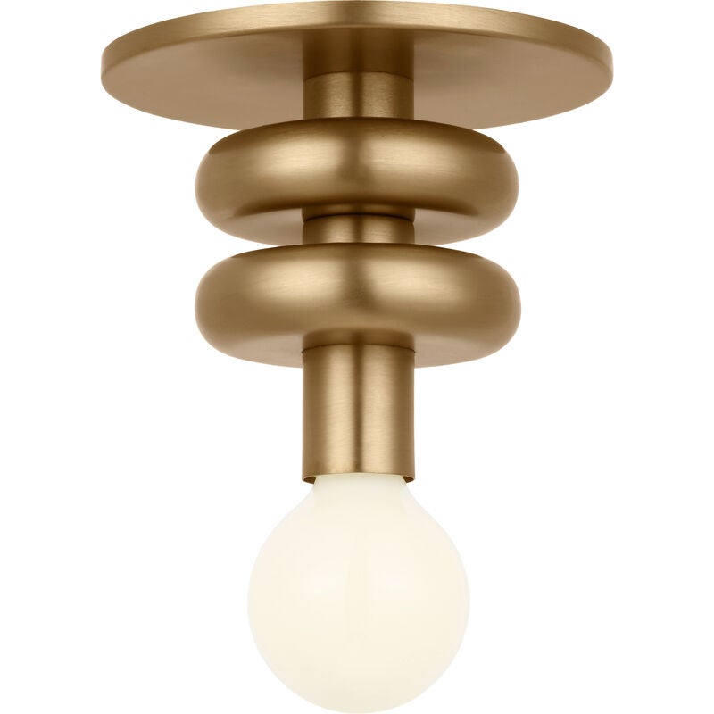 Malcolm 5 Inch Semi Flush Mount by Visual Comfort Studio