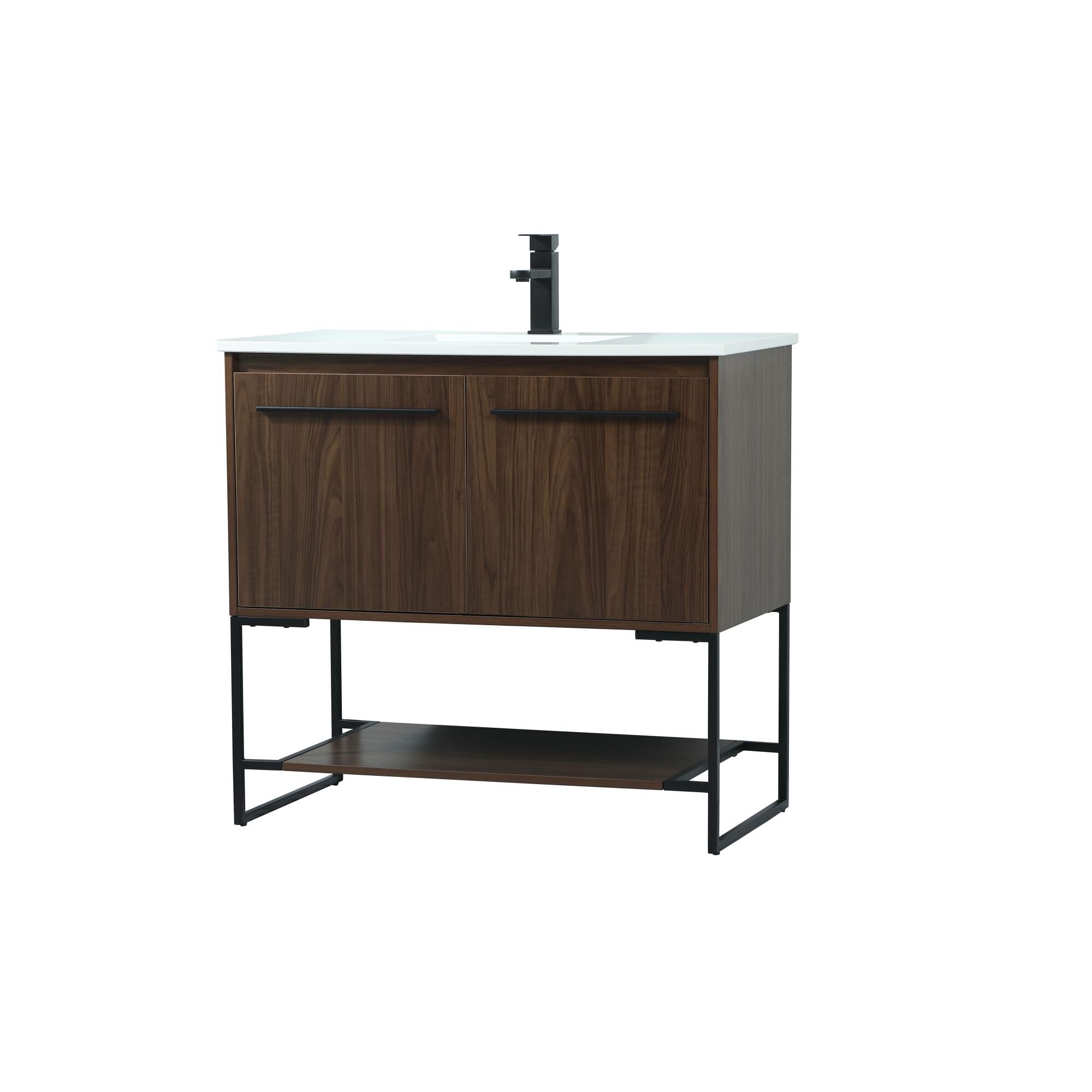 Shown in Walnut finish