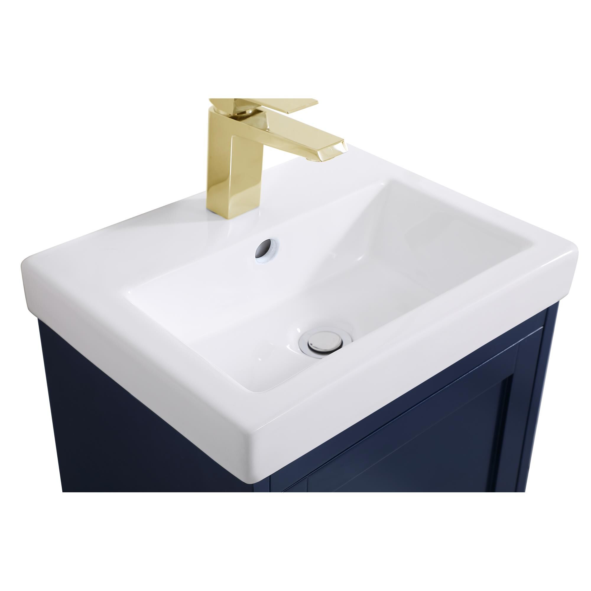 Shown in Blue And Gold With White finish