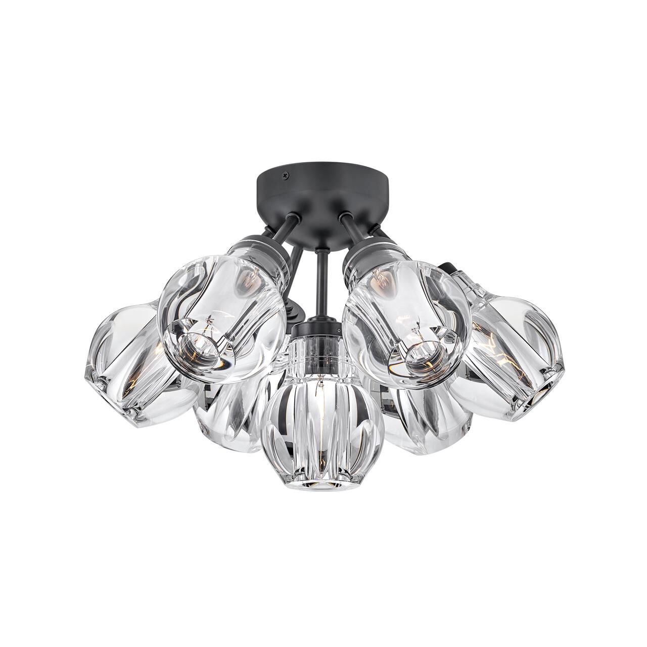 Elise 16 Inch 7 Light Semi Flush Mount by Fredrick Ramond