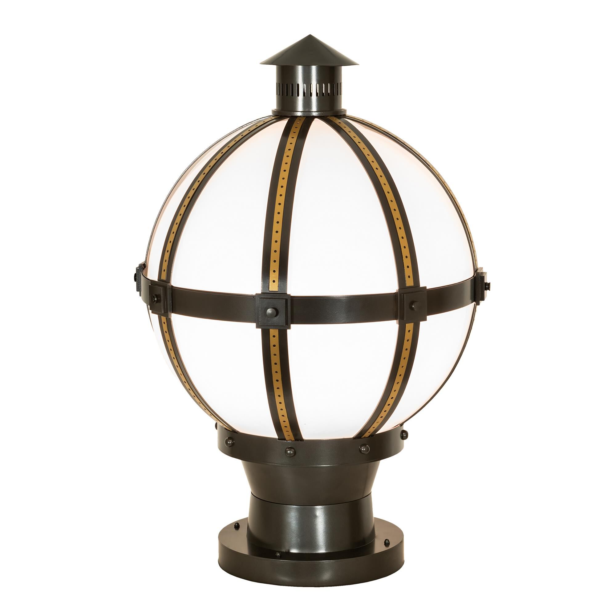 Meyda Lighting Orbital 33 Inch Tall Outdoor Pier Lamp