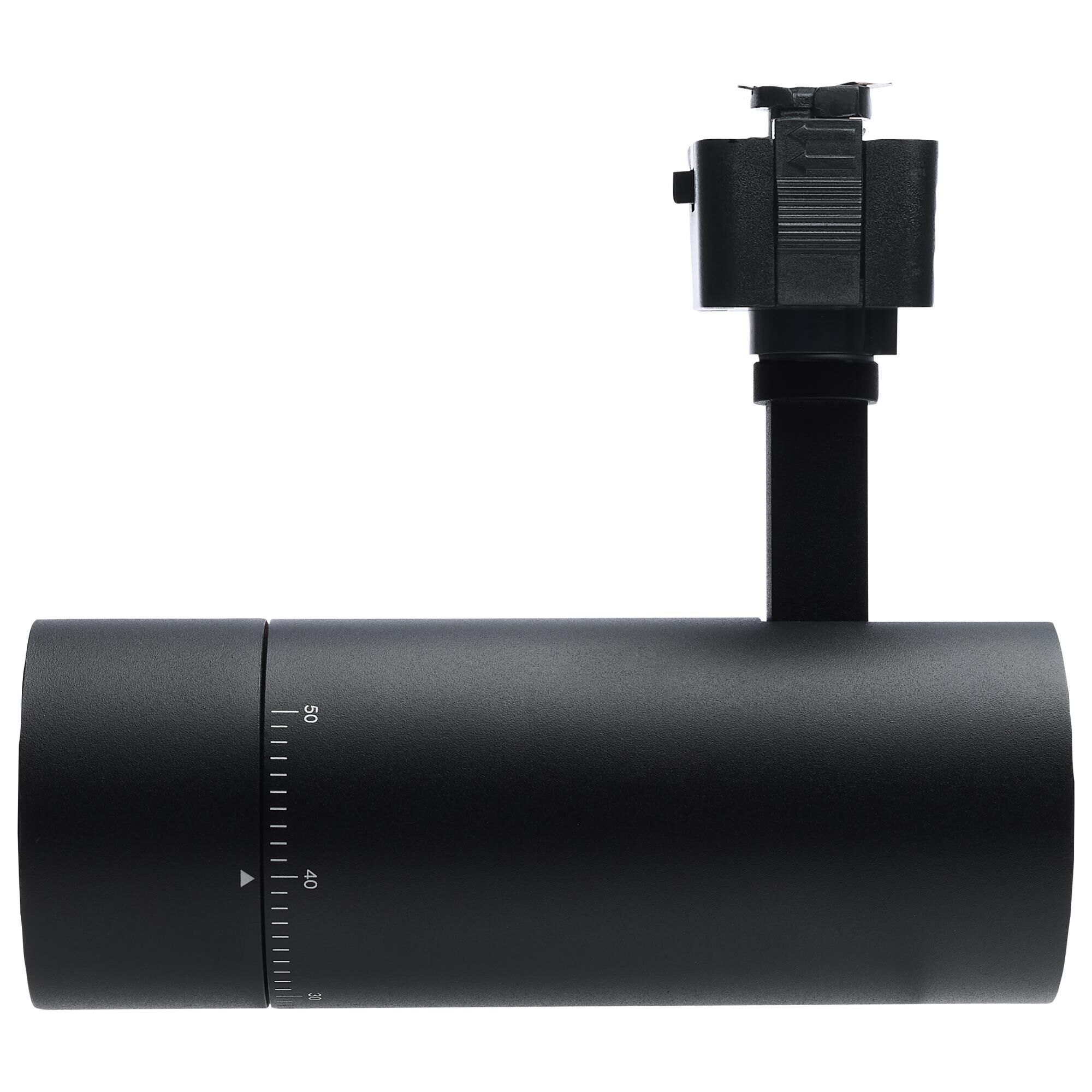 Shown in Matte Black finish and Adjustable Beam accent