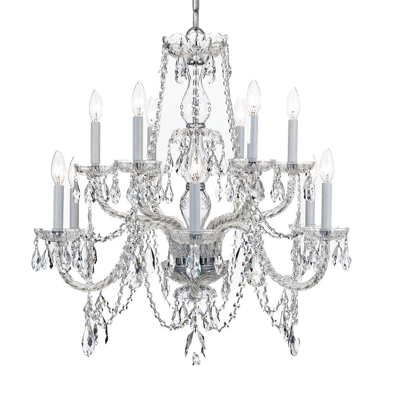 Traditional Crystal 31 Inch Chandelier by Crystorama