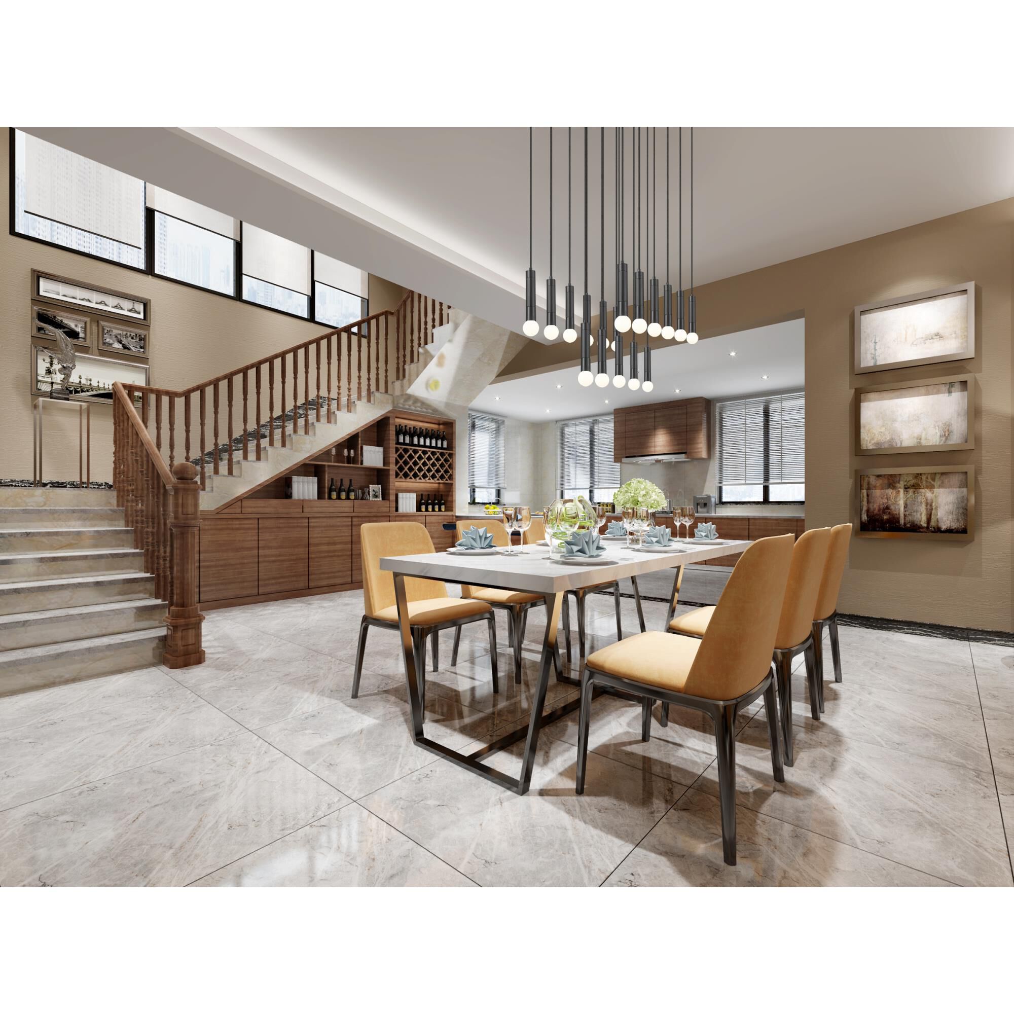 Stari 42 Inch Linear Suspension Light by Z Lite