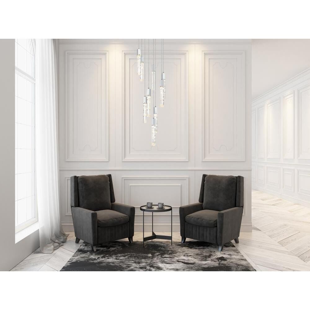 Aurora 24 Inch Multi Light Pendant by Elegant Lighting