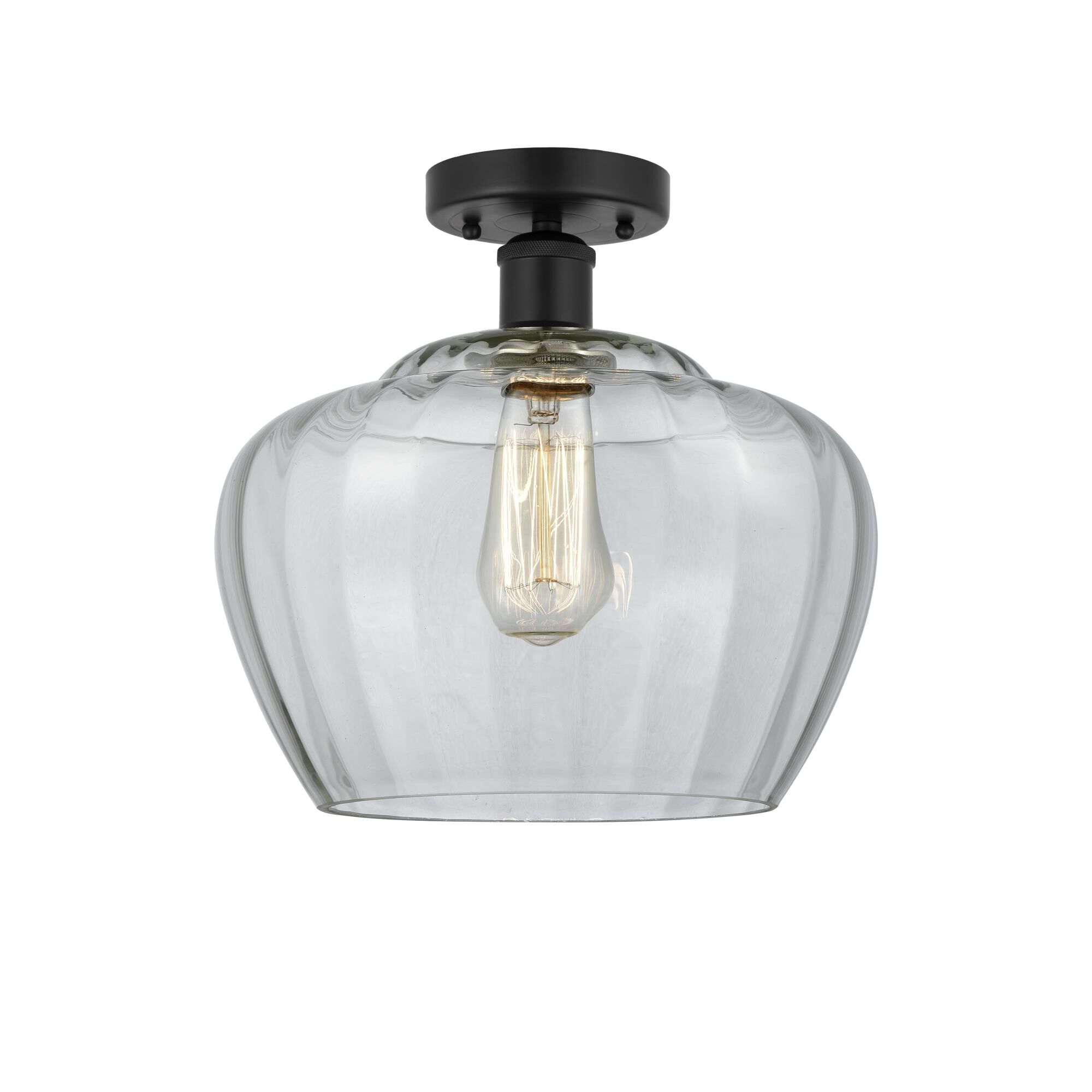 Shown in Matte Black, Clear finish and Clear glass and Clear Glass shade