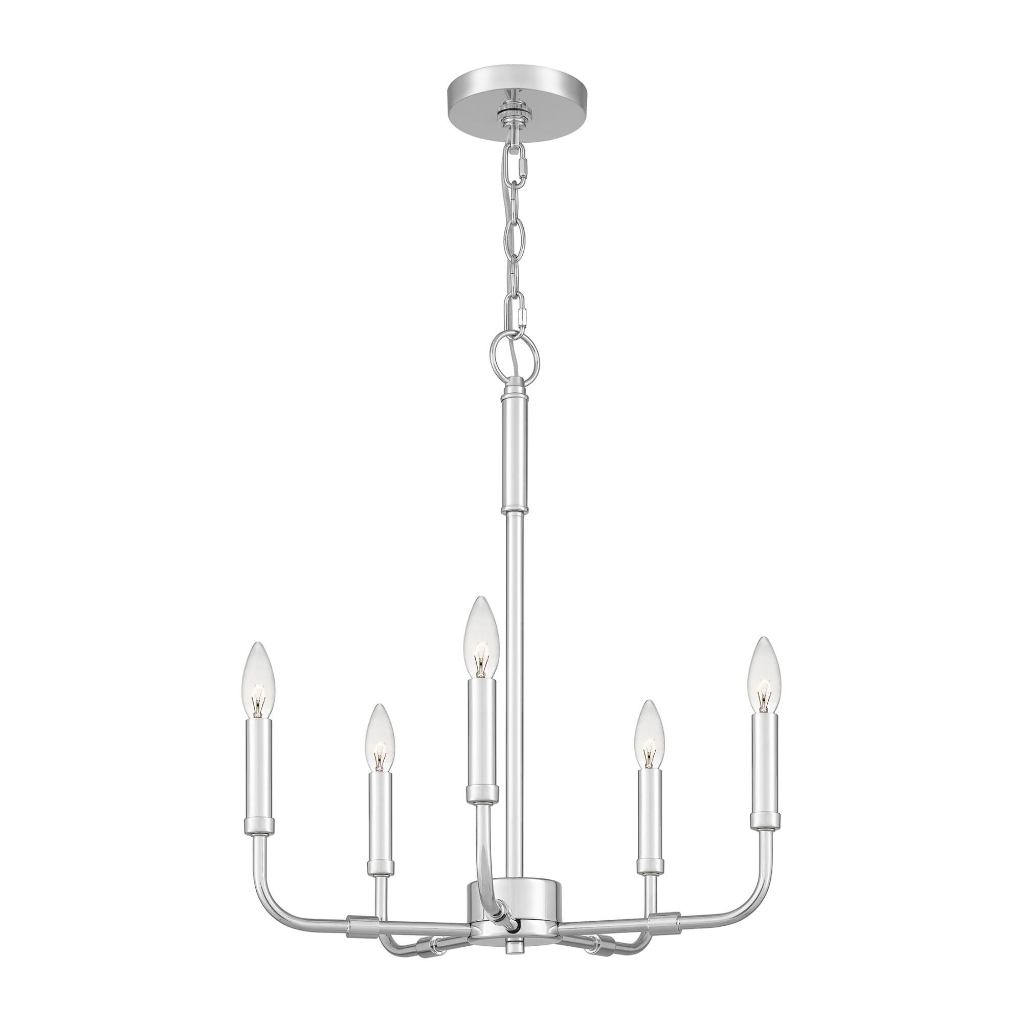Abner 18 Inch 5 Light Mini Chandelier by Quoizel