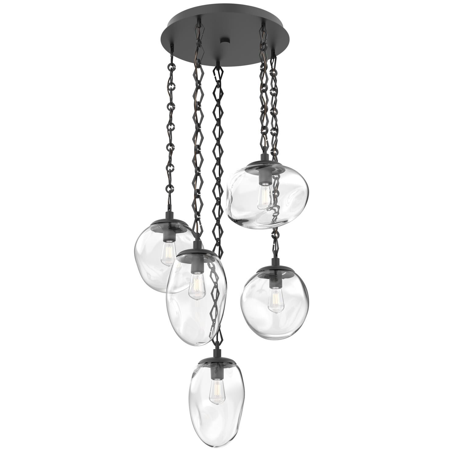 Levi Wilson Cosmos 24 Inch Multi Light Pendant by Hammerton Studio