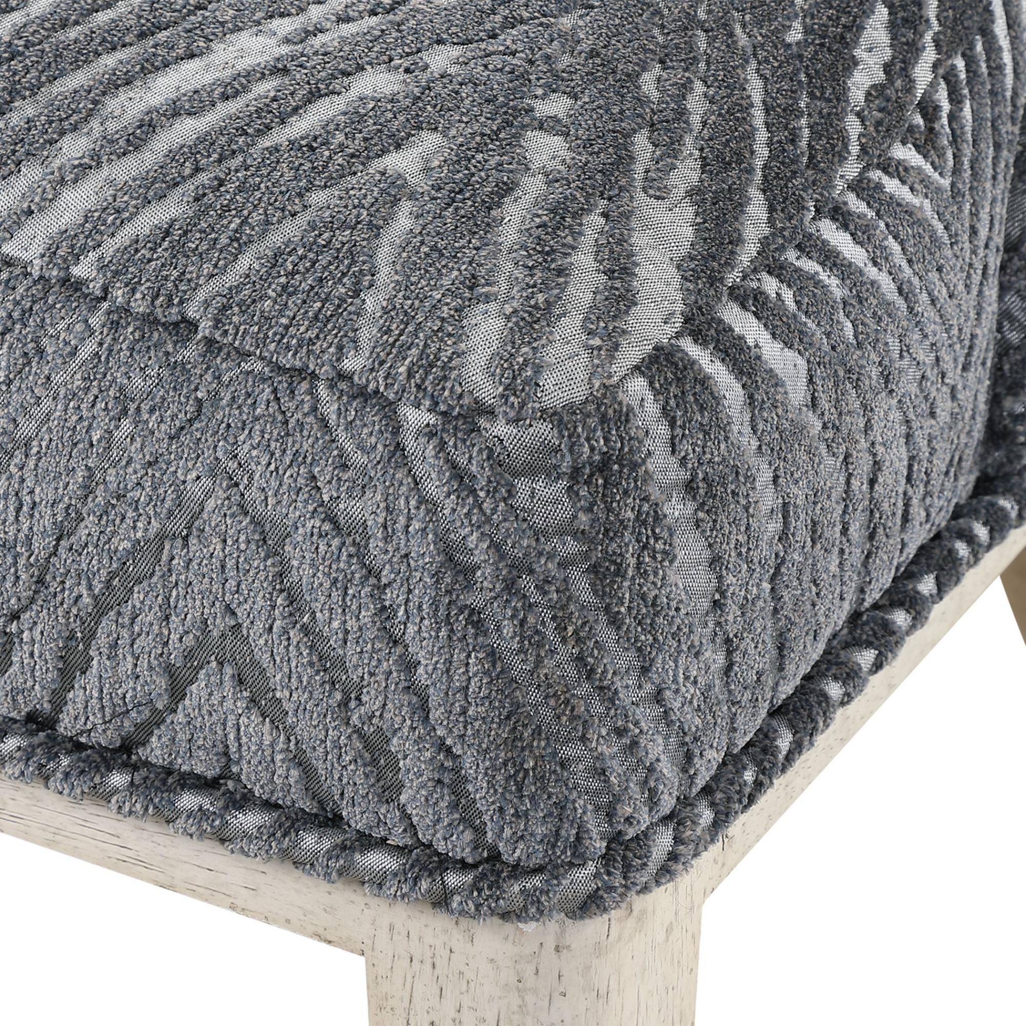 Shown in Perfect For Dining, Office, Or Vanity Use, This Open Back Accent Chair Features A Charcoal And Light finish