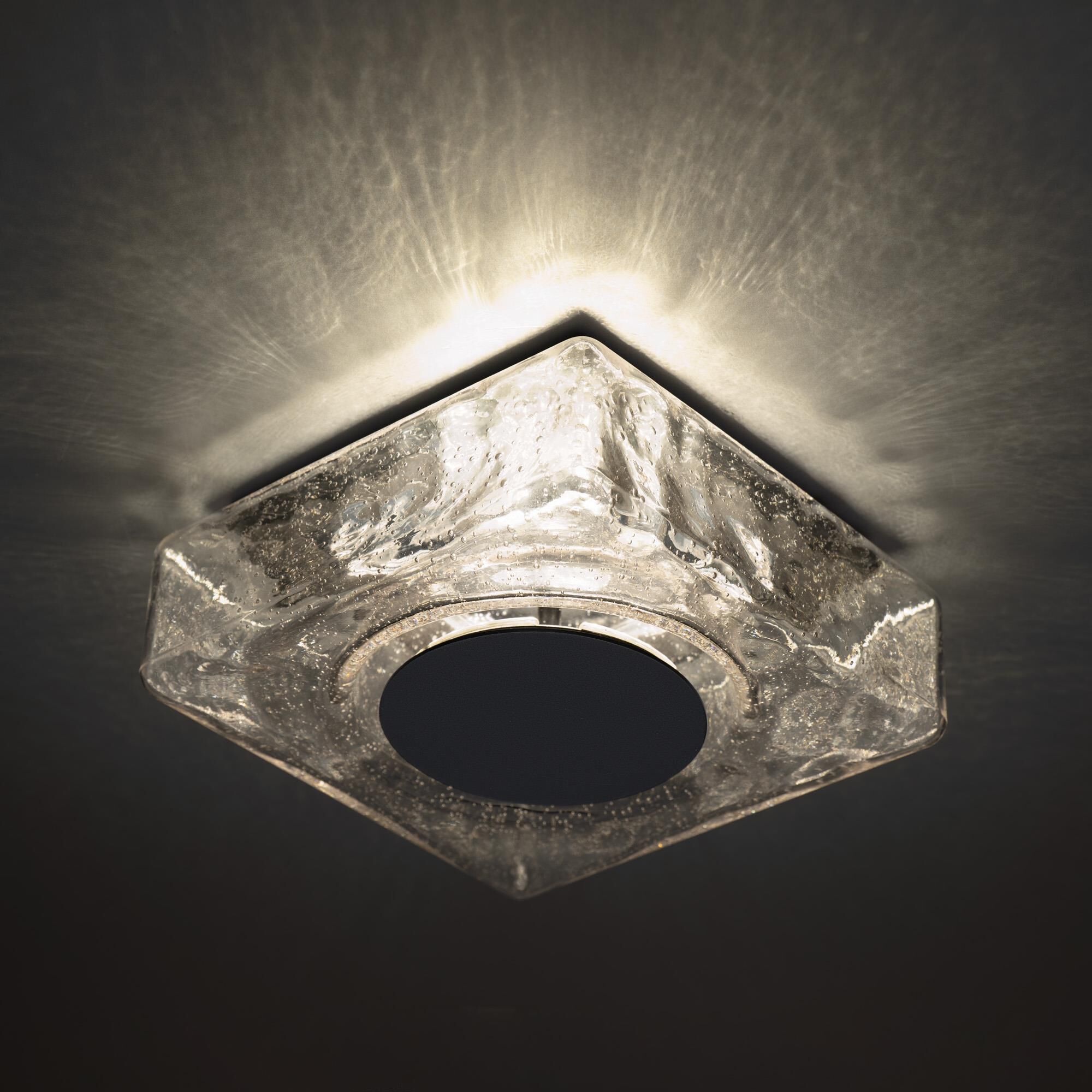 dweLED Cuboid 10 Inch LED Outdoor Flush Mount