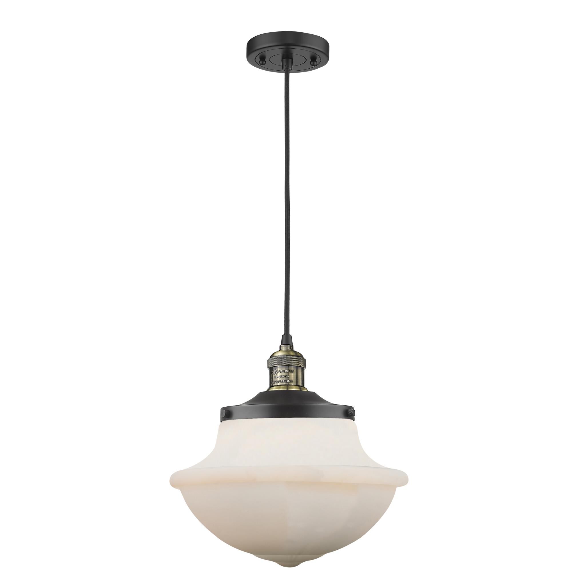 Innovations Lighting Bruno Marashlian Oxford School House 12 Inch LED Mini Pendant