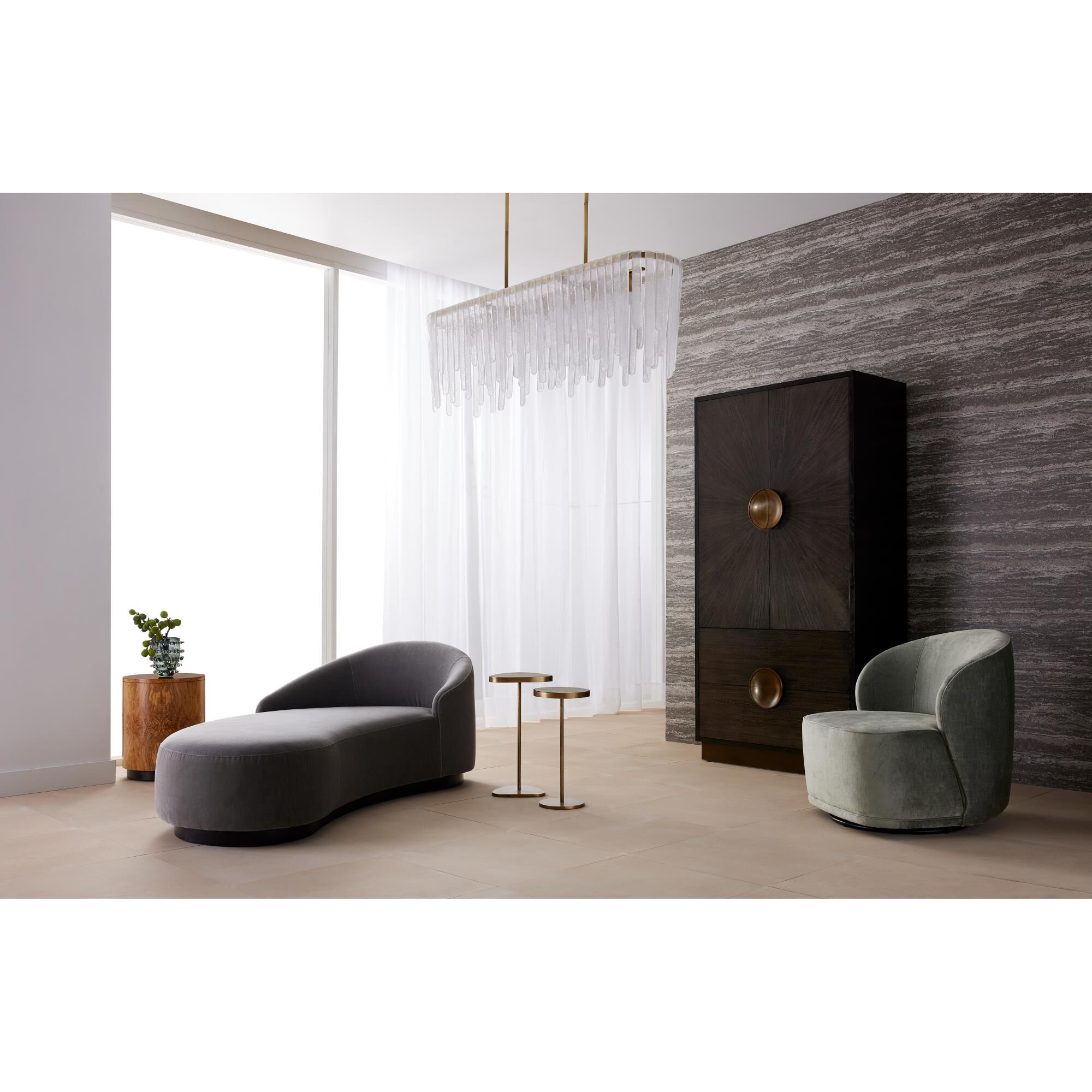 Leighton 51 Inch 7 Light Linear Suspension Light by Arteriors Home