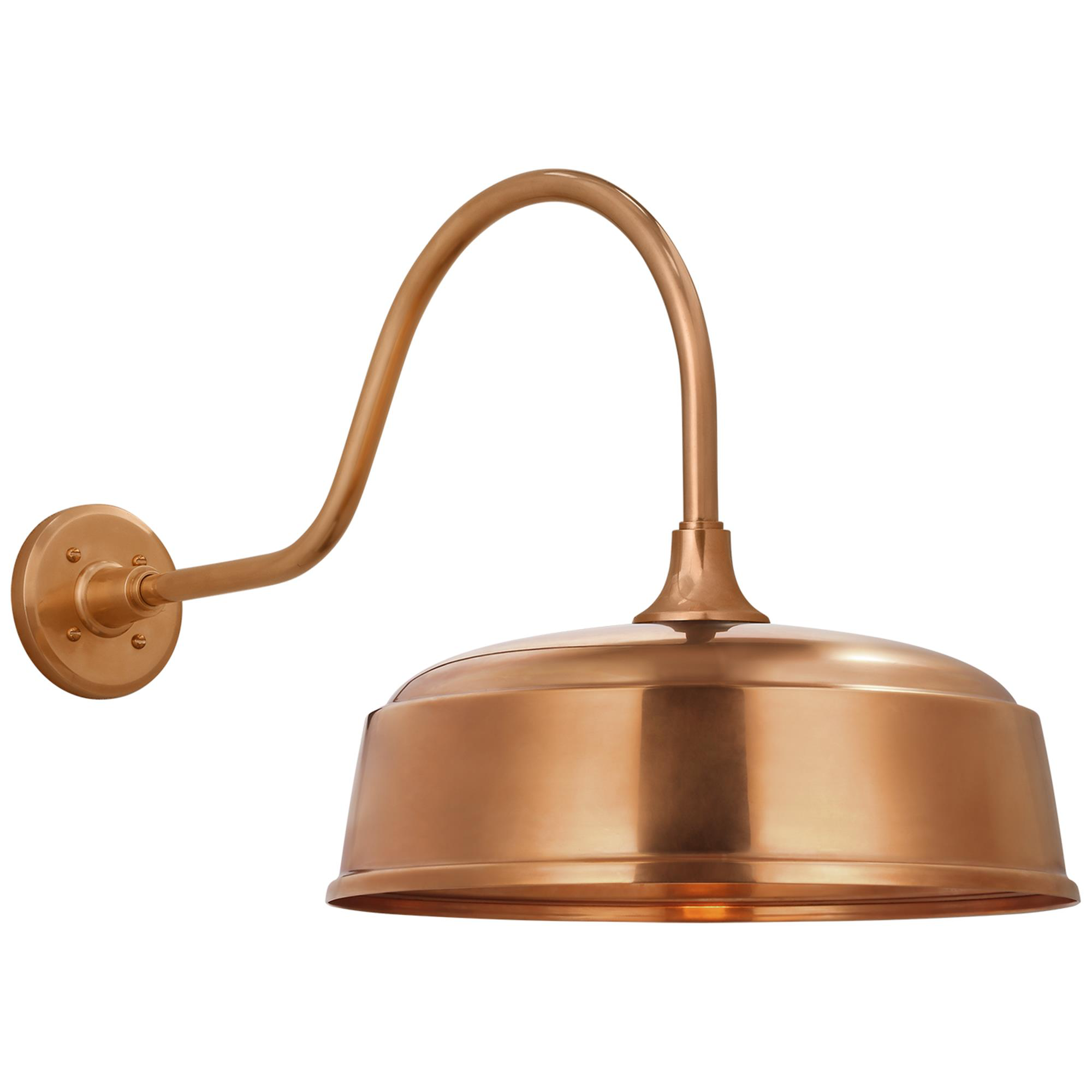 Shown in Soft Copper finish and Copper shade