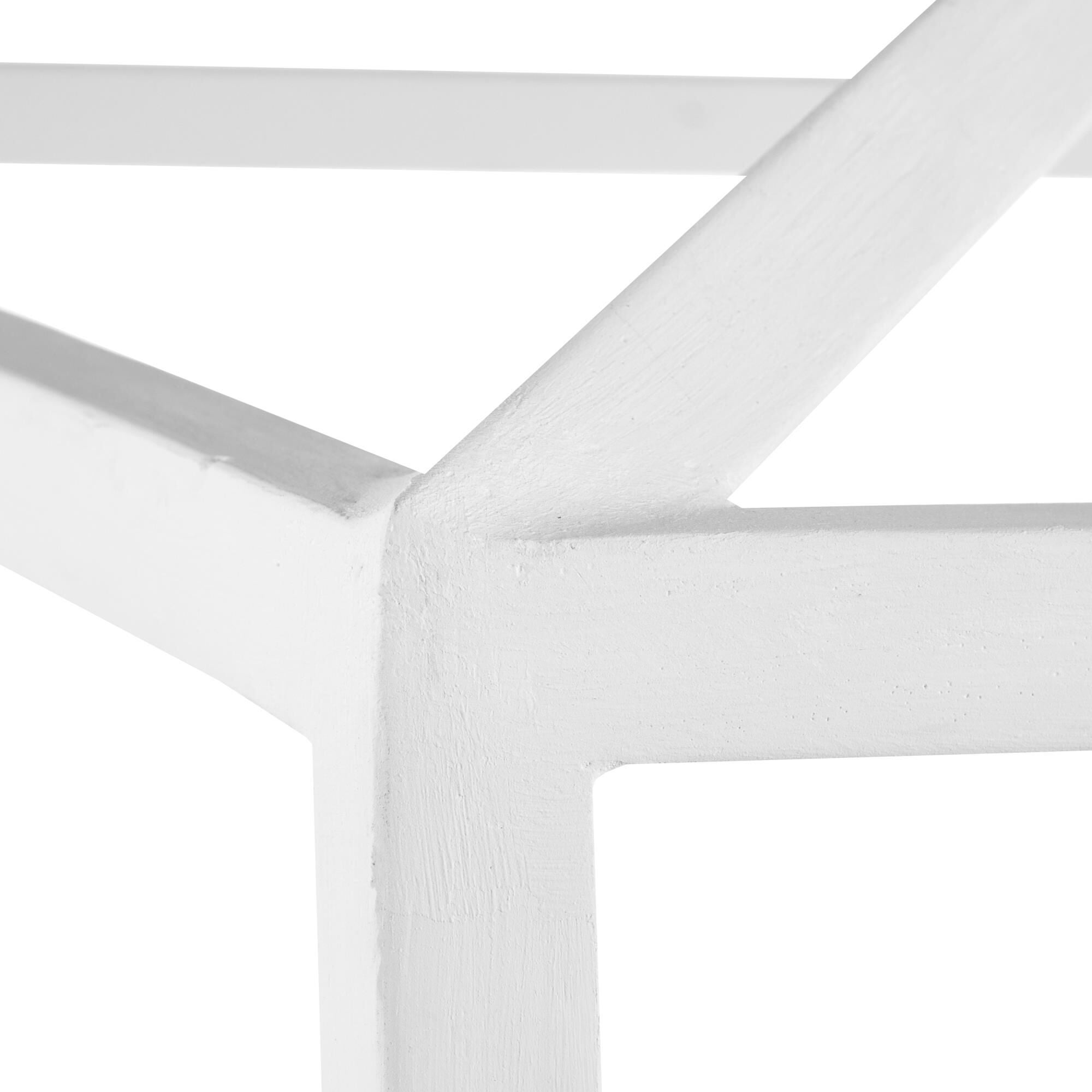 Shown in Gesso White finish