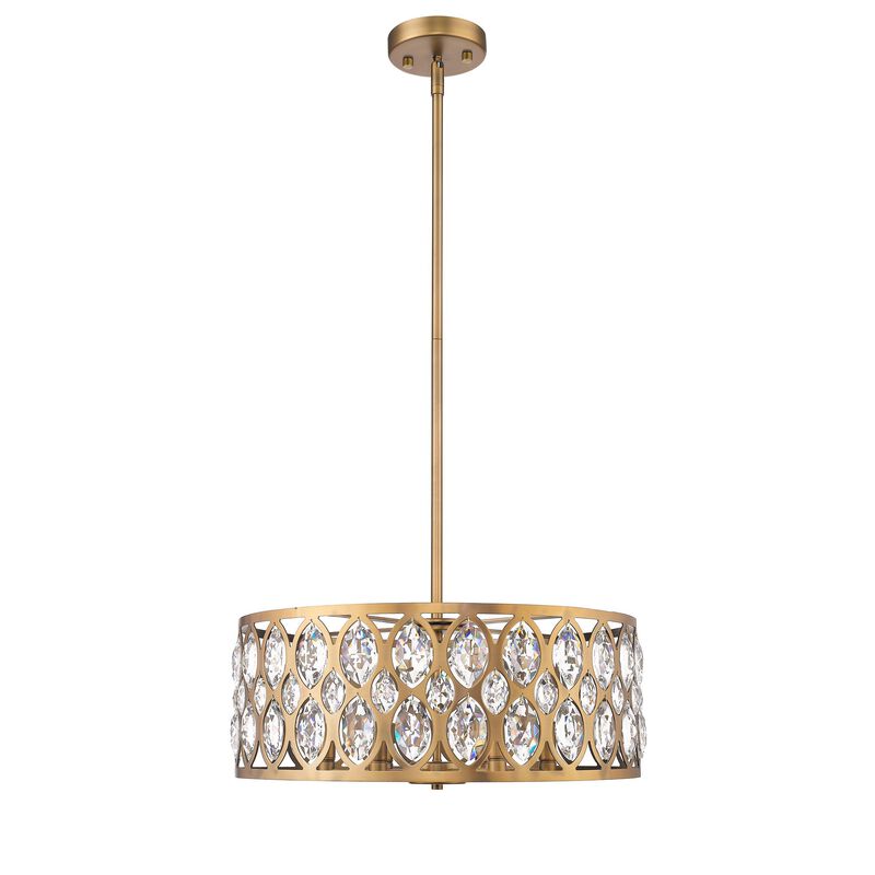 Dealey 23 Inch 6 Light Chandelier by Z Lite
