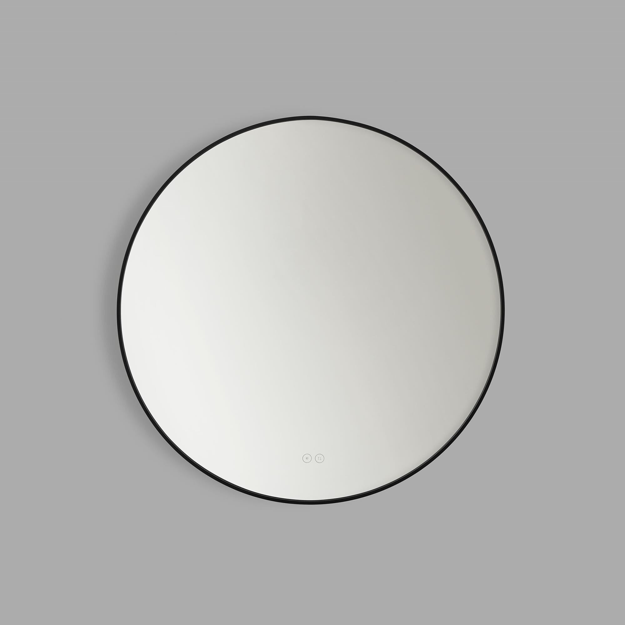 Shown in Midnight Black finish and Mirror Glass shade