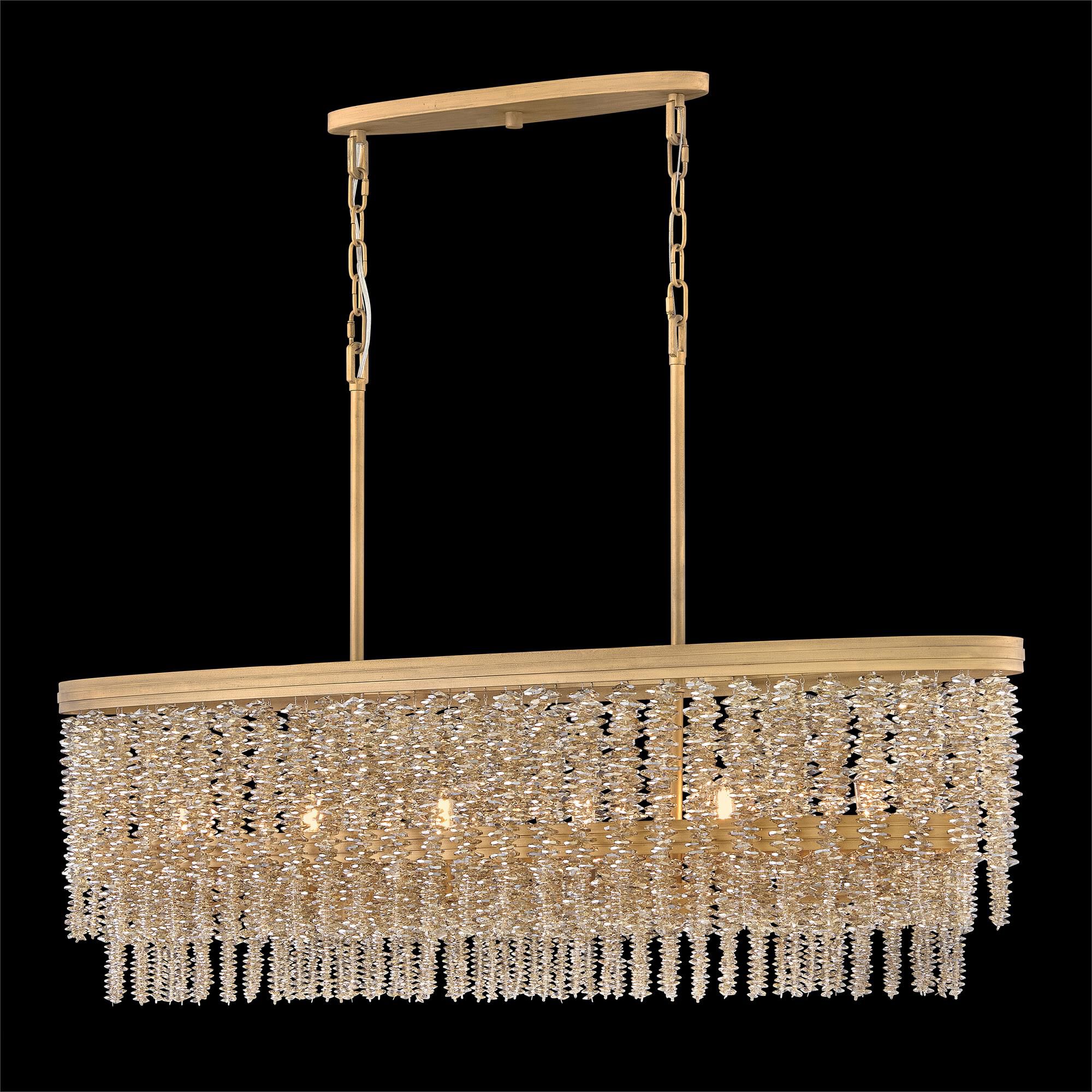 Rubina Medium Linear Chandelier,