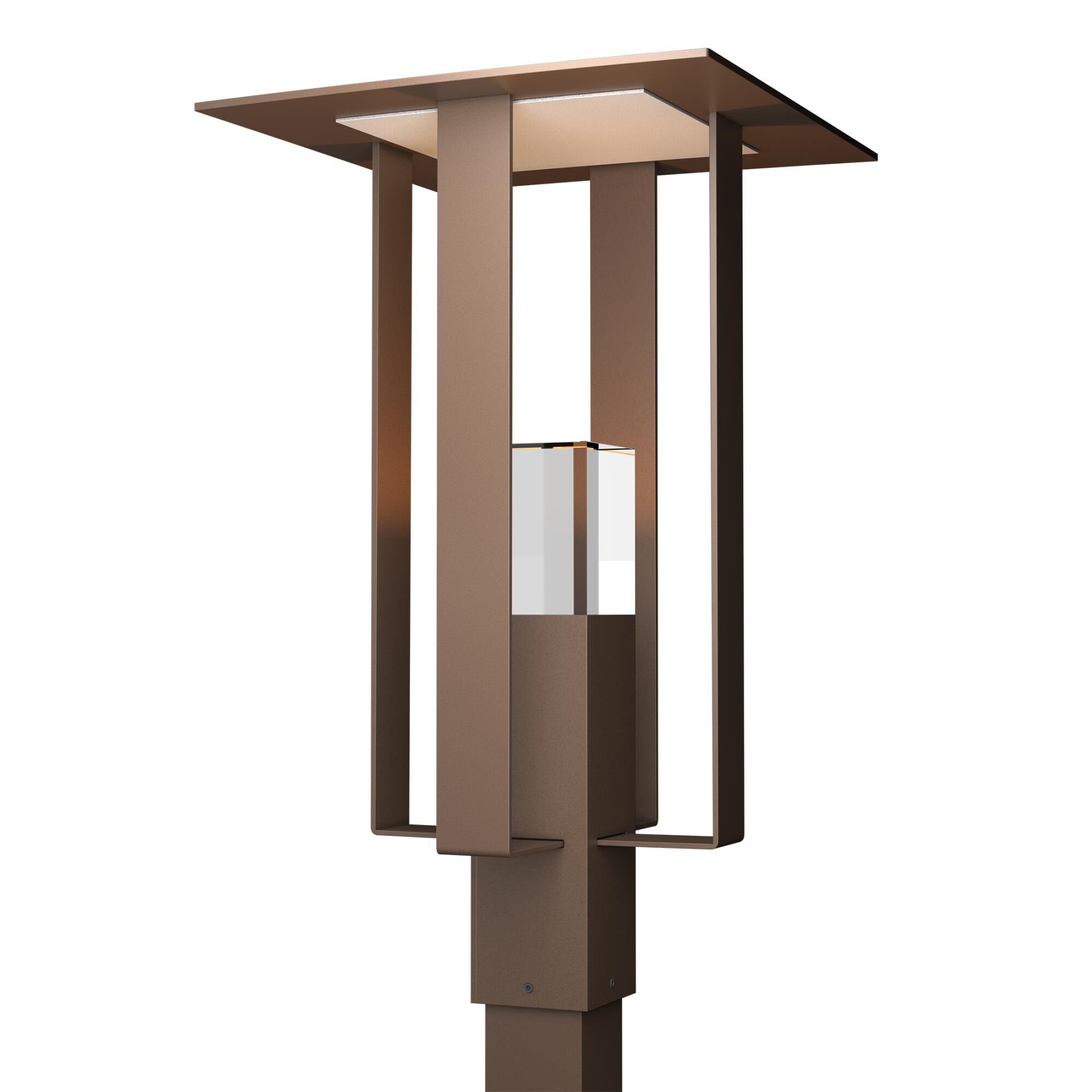 Shadow Box Outdoor Post Lamp by Hubbardton Forge