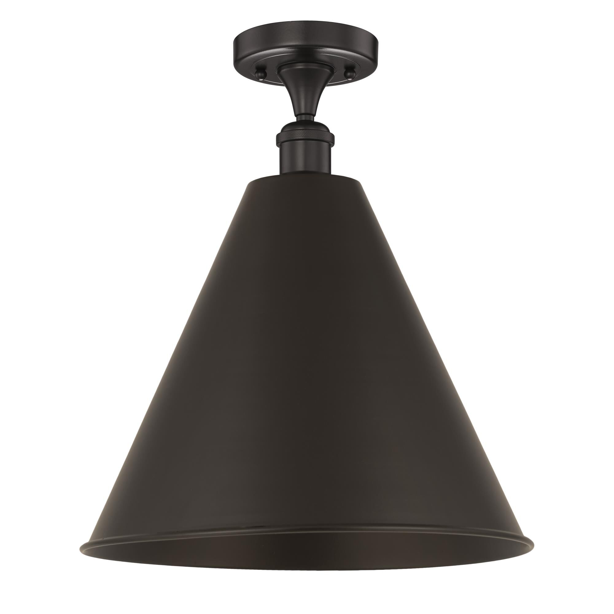 Bruno Marashlian Edison Cone 16 Inch Semi Flush Mount by Innovations Lighting