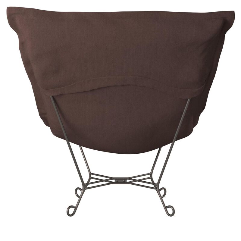 Scroll Puff Side Chair by Howard Elliott