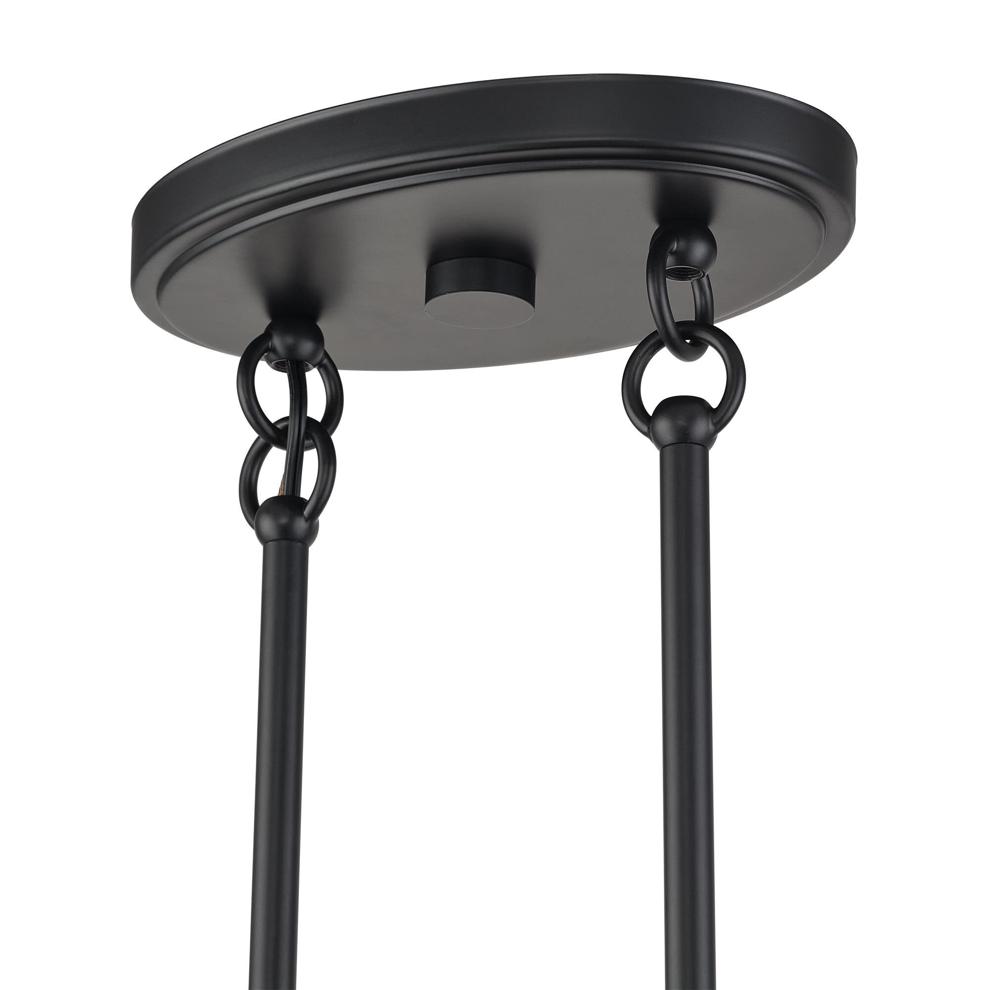 Shown in Black finish and Hand-Woven Charred Gray Color Rattan shade