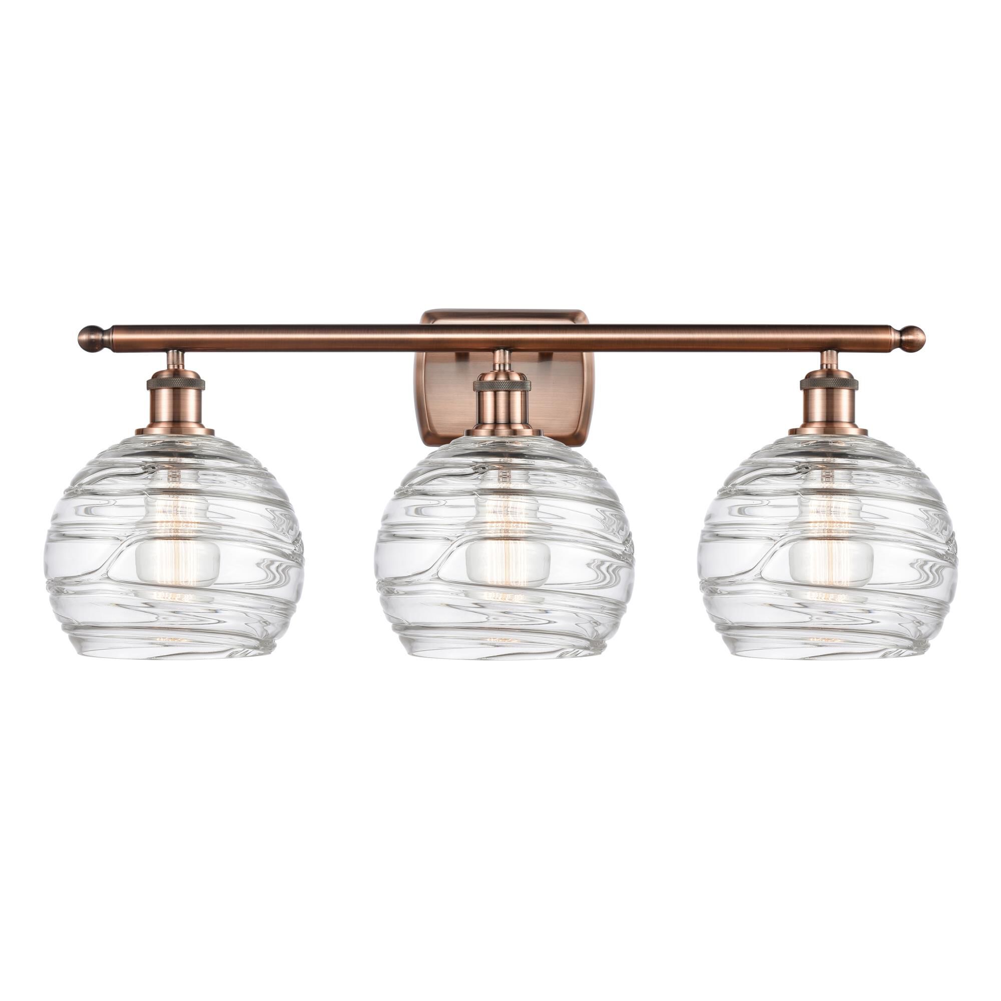 Bruno Marashlian Athens Deco Swirl 28 Inch Bath Vanity Light by Innovations Lighting