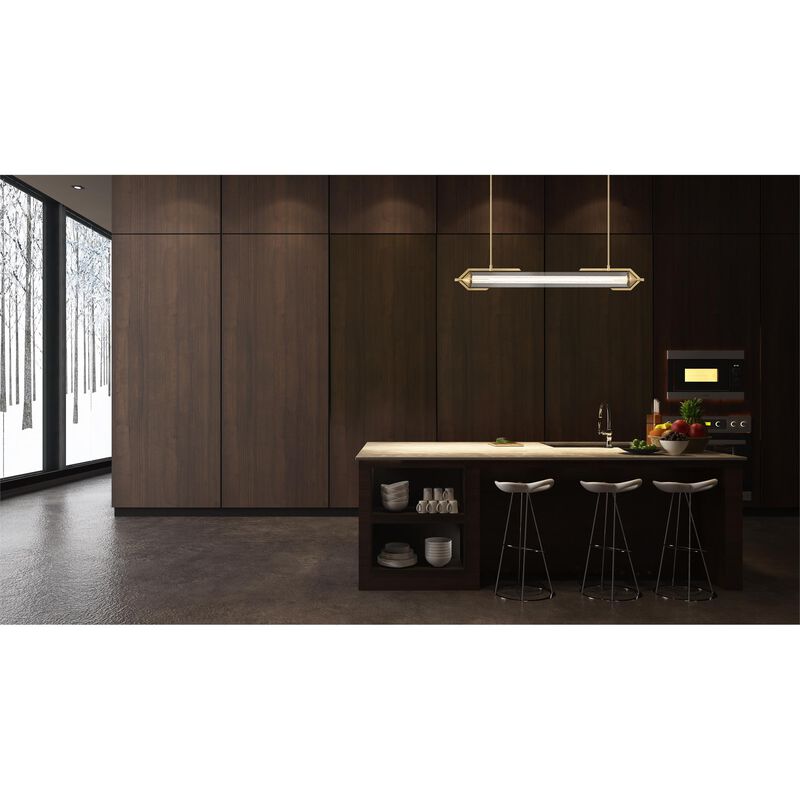 Espada Medium Linear Chandelier by Eurofase Lighting